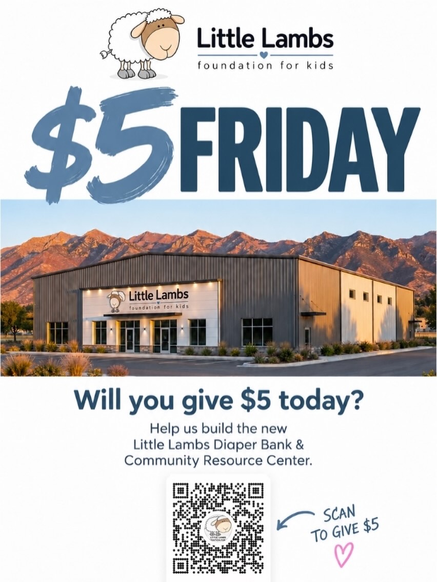 ๐ What if 500 people gave just $5 today? ๐
Thatโs $2,500 toward our new Little Lambs Diaper Bank & Community Resource Center! ๐
Weโre building a permanent home where Little Lambs can continue serving children and families for generations to come and you can be part of making it happen.
Today, weโre not asking for a lot. Just $5.
If 500 of our friends each give $5, together we can make a BIG difference.
๐ Give $5, $50, $500
๐ Share this post
๐ Help us reach 500 people today!
Venmo: @Littlelambsofutah
Online: littlelambsofutah.org/donate
Little Lambs Foundation for Kids
1125 W 400 N Suite 200
Logan, UT 84321
Every $5 gets us one step closer. ๐๐
Whoโs in?! ๐โโ๏ธ๐โโ๏ธ