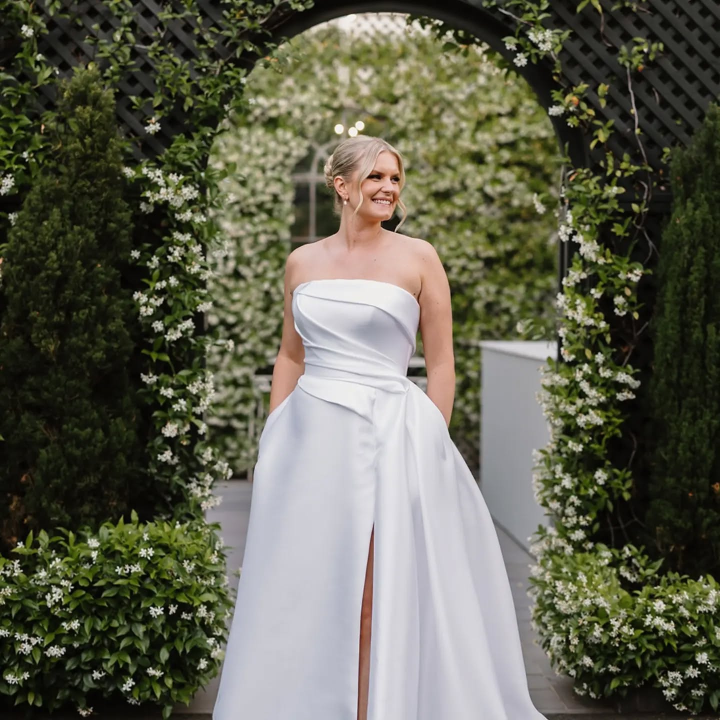 A closer look at Stella 🤍
For the bride searching for a modern Mikado wedding dress in Melbourne, meet Stella by Mariana Hardwick.
Cut in luminous light-ivory Mikado, Stella balances a beautifully structured bodice with a clean, sweeping silhouette and statement leg split — minimal bridal, but with presence.
And this is one of the advantages of finding your gown at Love Me Twice: the gown is already here.
Try on the actual dress. See how it sits on your body. Explore alterations and styling possibilities with an experienced bridal dressmaker. And walk away knowing you've found a luxury Australian designer gown without the traditional made-to-order wait.
Mariana Hardwick | Stella
Size 12 • Light Ivory Mikado
Immaculate condition • Ready to wear
Available to try on at Love Me Twice, Melbourne.
Save Stella to your wedding dress shortlist, or book a fitting to meet her in person. 🤍
Link in bio
#MarianaHardwick #MelbourneBride #DesignerWeddingDress #ReadyToWearBride #LoveMeTwice