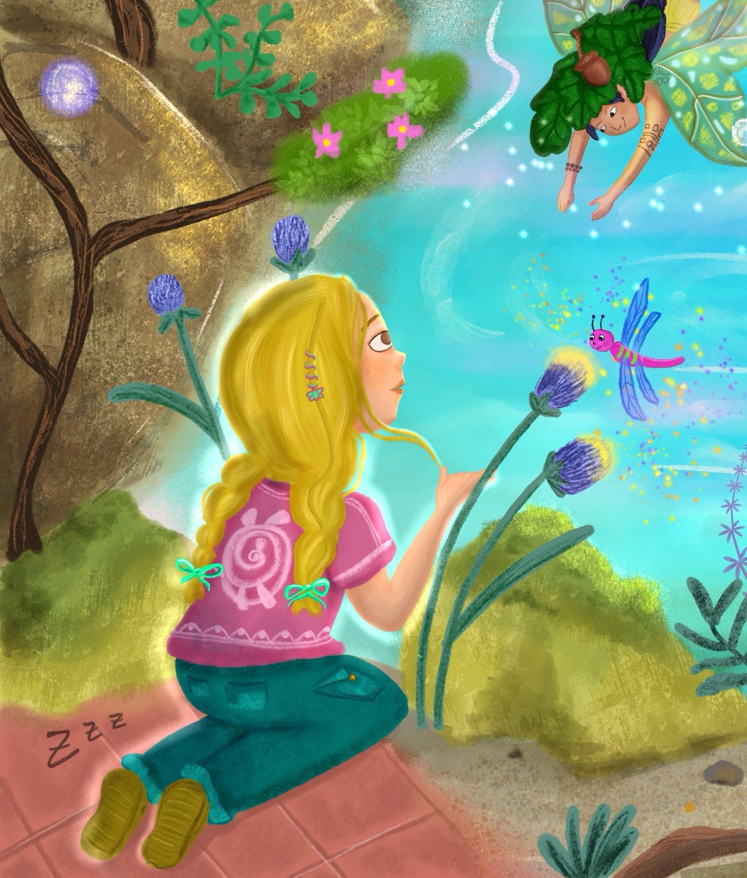 🧚✨What if the invisible could take a form?
In this illustration, the fairies are not simply magical creatures. They are a child’s thought-form: an imaginative way of giving shape to the invisible energies she perceives in the world around her.
They appear in a lucid dream, entirely benevolent and deeply connected to the landscape of the Orfento Valley. Each one takes a different form, reflecting the idea that what we perceive as invisible may take shape according to our own beliefs, imagination, and inner world.
✨For children, and sensitive adults imagination can be a bridge between what we can see and what we can only feel.
This is the kind of visual storytelling I love to explore in picture books: stories that leave room for wonder while gently opening conversations about nature, perception, emotions, and the rich invisible worlds of childhood.
➡️For authors and publishers looking for illustrations that explore the inner world of children through symbolic and meaningful imagery, I’d love to hear from you.💖😊
#fairies #kidlit #picturebook #childrenbook #luciddreams