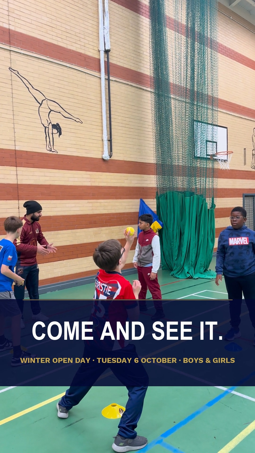 This is what a Tuesday night looks like in December. Indoor nets, ECB-qualified coaches, and a place for every child — we don't trial children. Come and see it at our Winter Open Day, Tuesday 6 October, Harris Academy Sutton: juniors 6.10pm, seniors 7.40pm, boys and girls welcome. The first session is free as part of the Open Day, for prospective new members. Register: forms.gle/VFt5ZCiVwcahn5Xe7 🏏
#cricket #suttonlondon #juniorcricket #wintertraining #cricketclub #girlscricket #surrey #openday