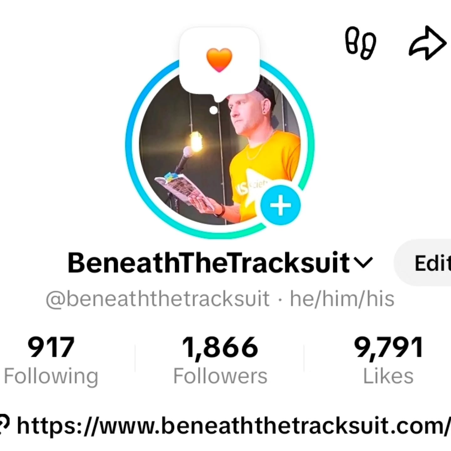 Find me on TikTok 😉 I’ve been sharing more of my Beneath The Tracksuit content over on TikTok. I've been on TikTok for ages but never get round to sharing there. But I'm getting back to it 🧡
I'm really trying to grow the TikTok side of BTT because the bigger we can make it, the further we can reach.
More people hearing the words. More people finding our community. More conversations about MS, mental health and life. More people realising they're not alone. 🧡
If you’re on TikTok go and find me 😉
Search @beneaththetracksuit hit the follow button.
If you find me and follow me, I'll follow you back of course, if i don't already follow you and you're following me, give me a nudge and I'll get on that 🧡
Let's see how far we can take Beneath The Tracksuit together.
If you don’t have TikTok, don't worry, you won't miss out on anything 😊🧡
https://www.tiktok.com/@beneaththetracksuit?_r=1&_t=ZN-99pbp1c3QkY
#multiplesclerosis #MSawareness #mswarrior #inthistogether #beneaththetracksuit