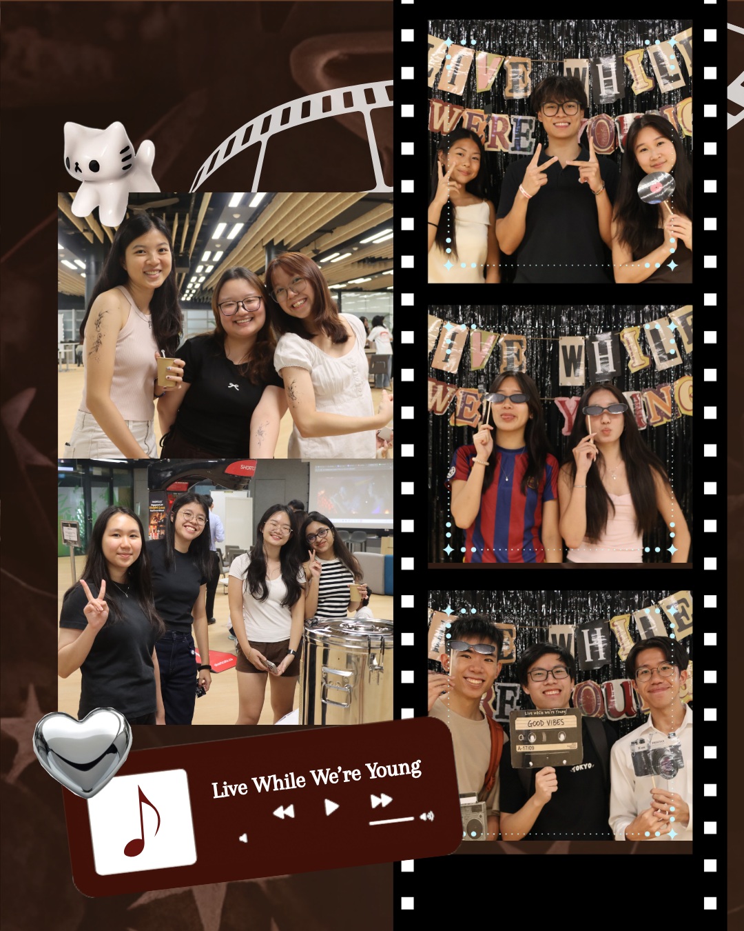 🎸 Live While We’re Young 🎸
Our little throwback to youth has come to an end. 🎶✨
We hope the afternoon gave you a little break from the usual routine — not just for some fun and laughter, but for the memories made along the way too! 📸💗 Life can get busy, but remember: amidst the deadlines and long days, there’s always room to slow down, have fun, and enjoy the moments we share with the people around us. 🫶
Until next time, take care, and remember:
We’re only young once, so let’s make it count. 💫🎸