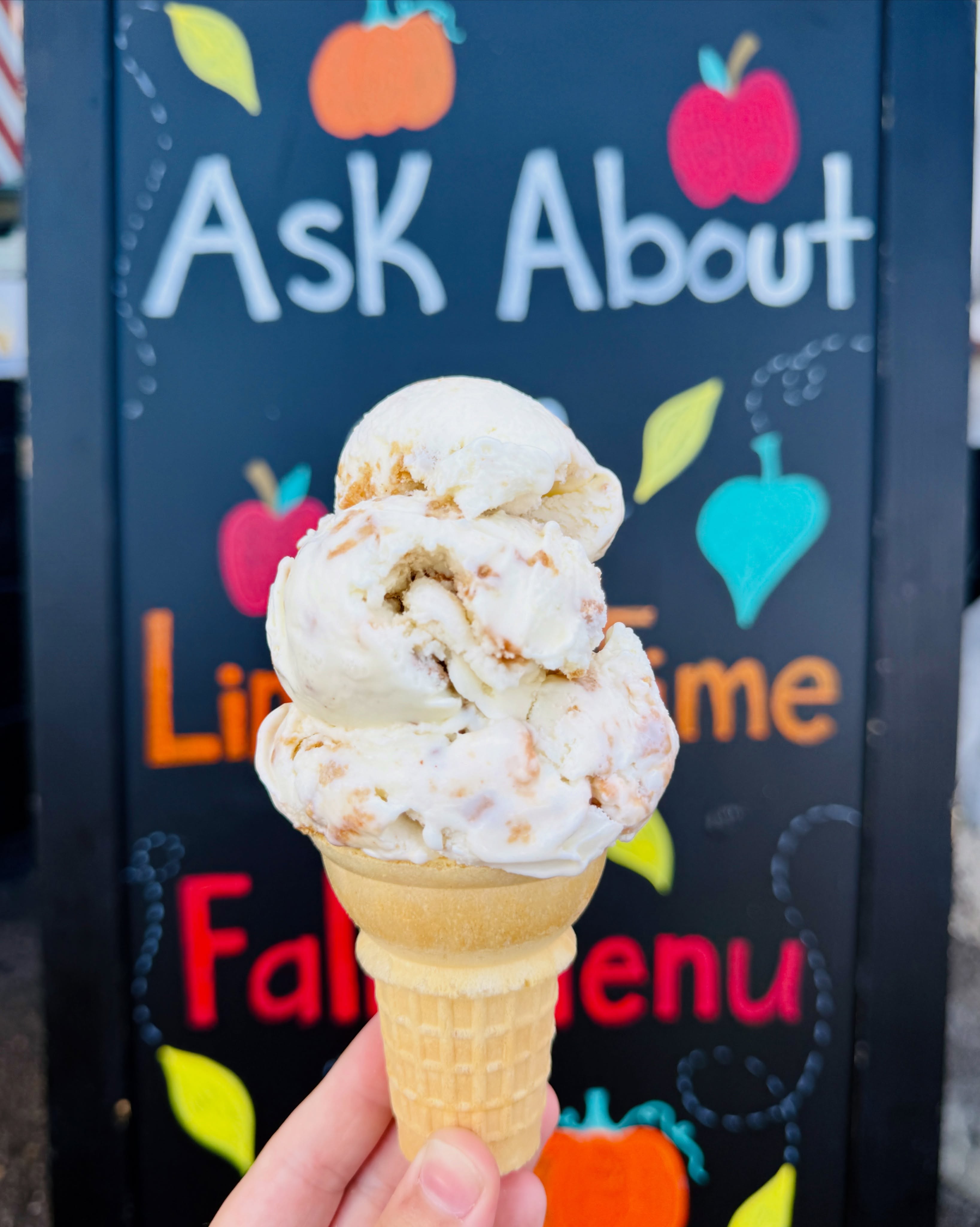 A taste of Grandma’s kitchen, but make it ice cream🍦
Meet Grandma’s Pumpkin Spice Guernsey — creamy pumpkin-spiced ice cream swirled with Grandma’s pumpkin pie filling and finished with a buttery graham cracker crunch 🥧✨
Fall never tasted this good 🍂🤎 But that’s not all! Go check out the rest of our fall menu for even more seasonal favorites.
We are open all year! Daily 3:30-9:30.
#michigan #sundae #shoplocal #farmington #icecream