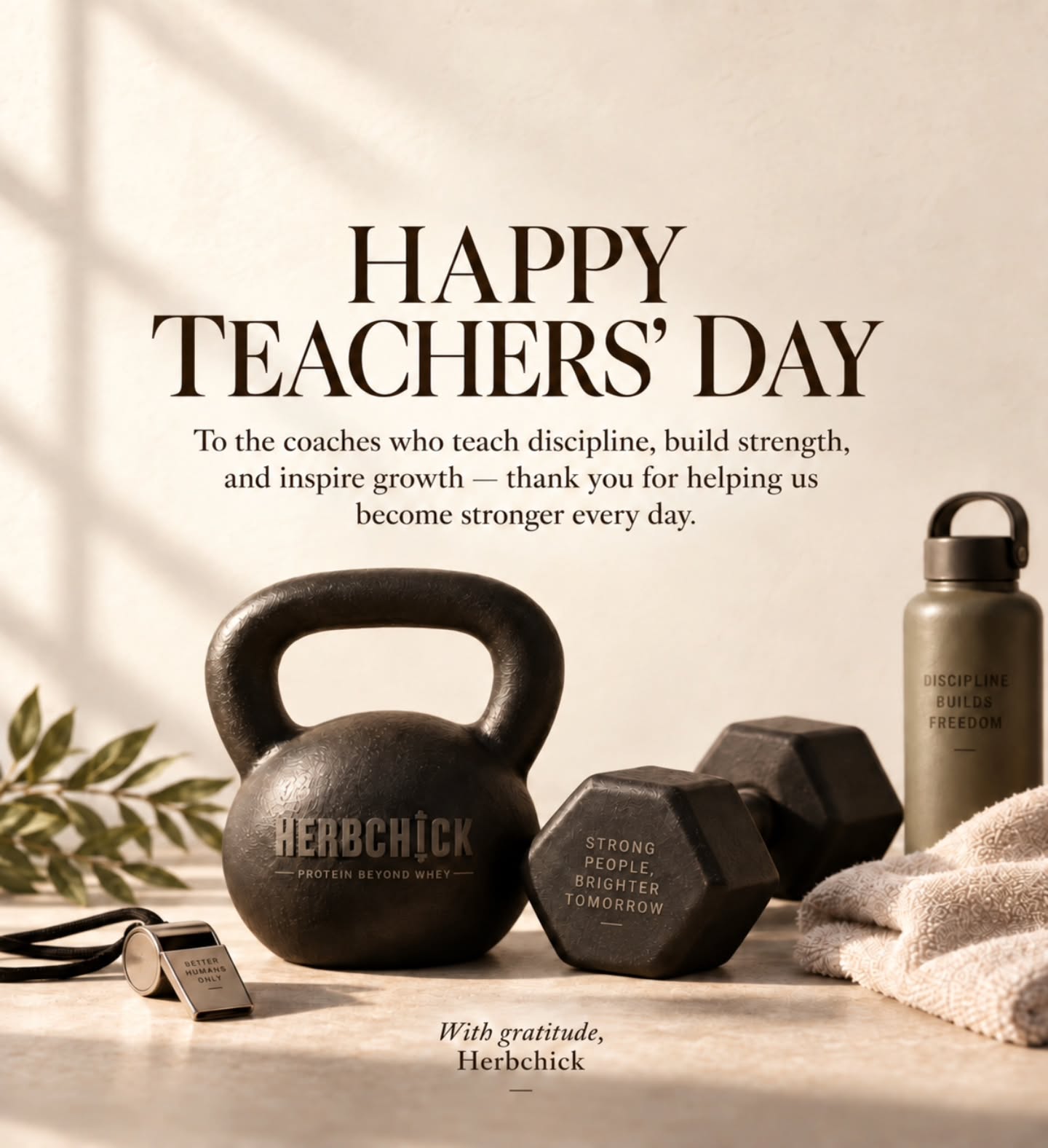 Happy Teachers’ Day to all the coaches who keep pushing us forward.
#HappyTeachersDay #TeachersDay2026 #CoachAppreciation #FitnessCoach #PersonalTrainer