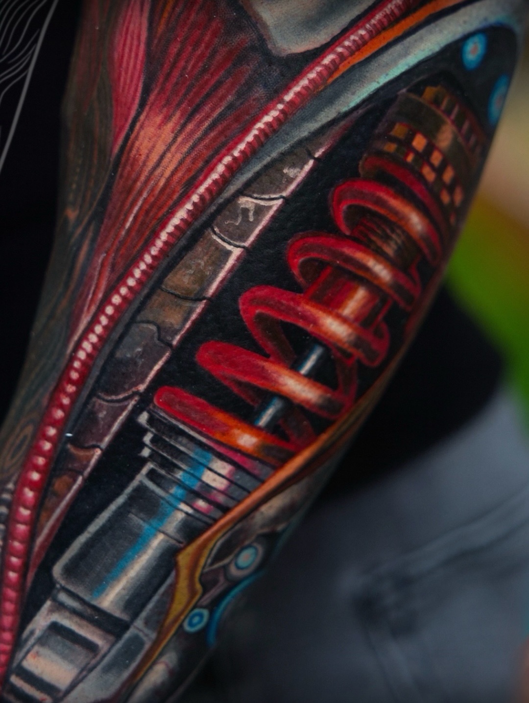 BIO-mechanical Piece by @josepulidotattoo BOOKING NOW
