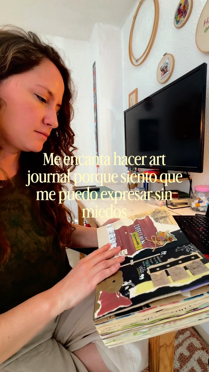 Hacer Art Journal es mi momento favorito del día en donde me siento más yo #habitarlapalabra #contarhistorias