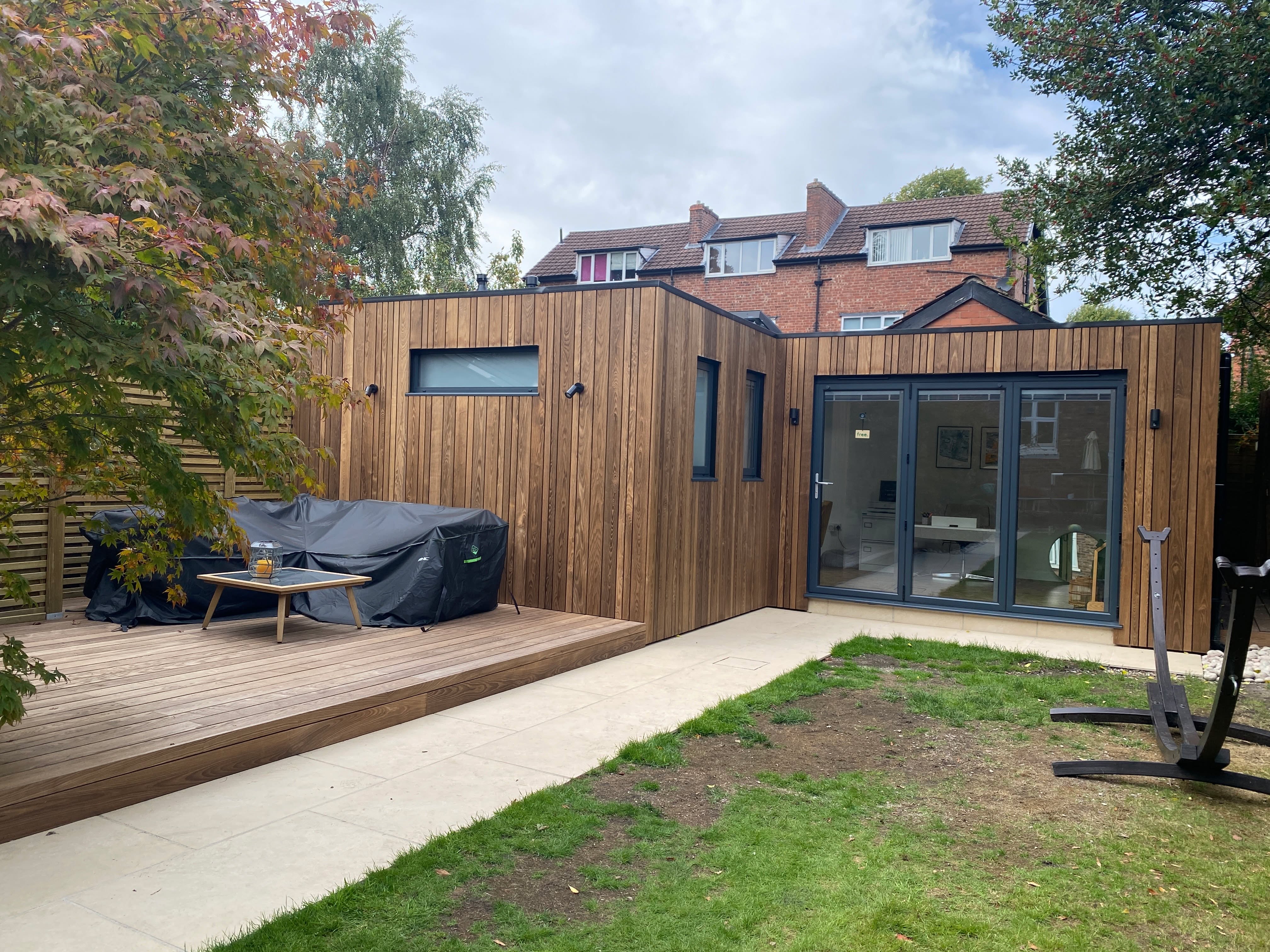 From concept to completion 🌿
It’s always a pleasure to receive photographs of a finished project, especially once our clients have made the space their own.
This garden room brings together space to work, relax and enjoy the garden, with a kitchenette and separate shower room. Timber cladding, generous glazing and a rooflight connect the building with its surroundings and bring daylight inside.
Swipe to compare our design visualisations with the finished spaces—and see the colour and character our clients have added.
A big thank you to our clients for sharing their photographs.
Have a garden room project or extension in mind? Get in touch with Reid Design Limited.
Visualisations: Revit to Twinmotion
Completed project photographs: supplied by our clients.
#ReidDesignLimited #GardenRoom #GardenOffice #ResidentialDesign #ConceptToCompletion