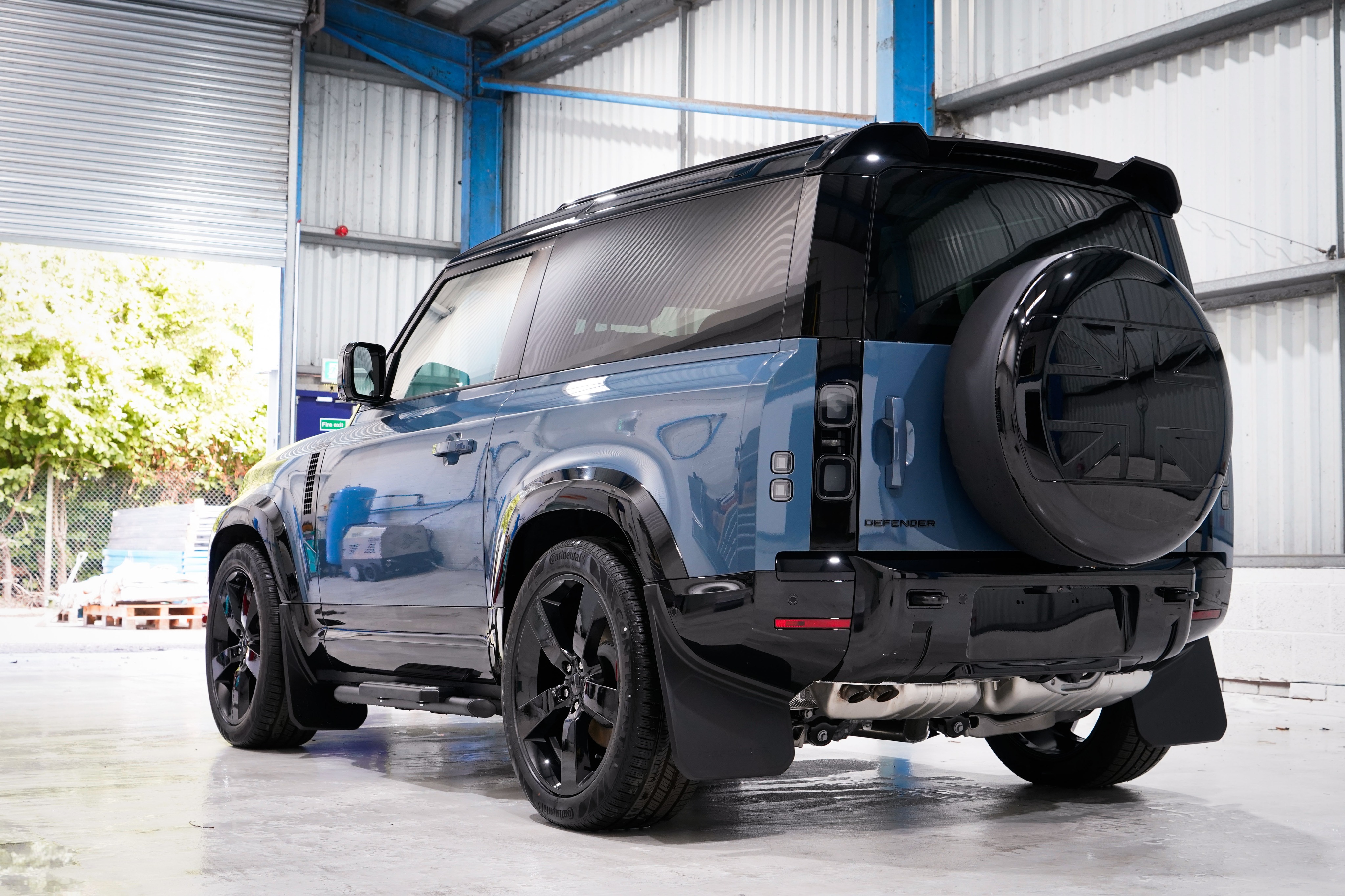 A unique 90 Hard Top...
This new vehicle has undergone a fully certified passenger to commercial conversion.
This process facilitates specifications not usually available to a factory Hard Top order including extended engine, interior, and paint options.
In this case full cloud interior, and sliding panoramic roof.
Of course we had to throw a few extras on to finish it off….
Get in touch for details.