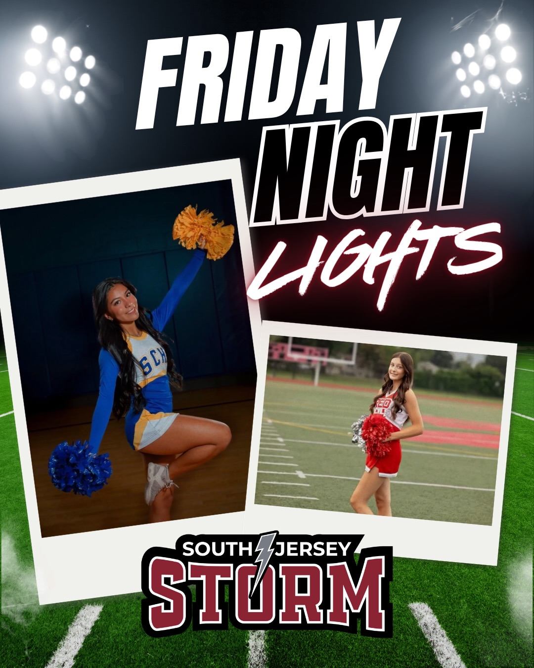 Friday nights look good on Storm. 🏈⚡️
From the all star floor to the sidelines, we love seeing our Storm athletes representing their high schools under the Friday night lights. ❤️🖤
Here’s to our first Friday Night Lights feature of the season! ✨
#FridayNightLights #SouthJerseyStorm #StormCheer #HighSchoolCheer #AllStarCheer