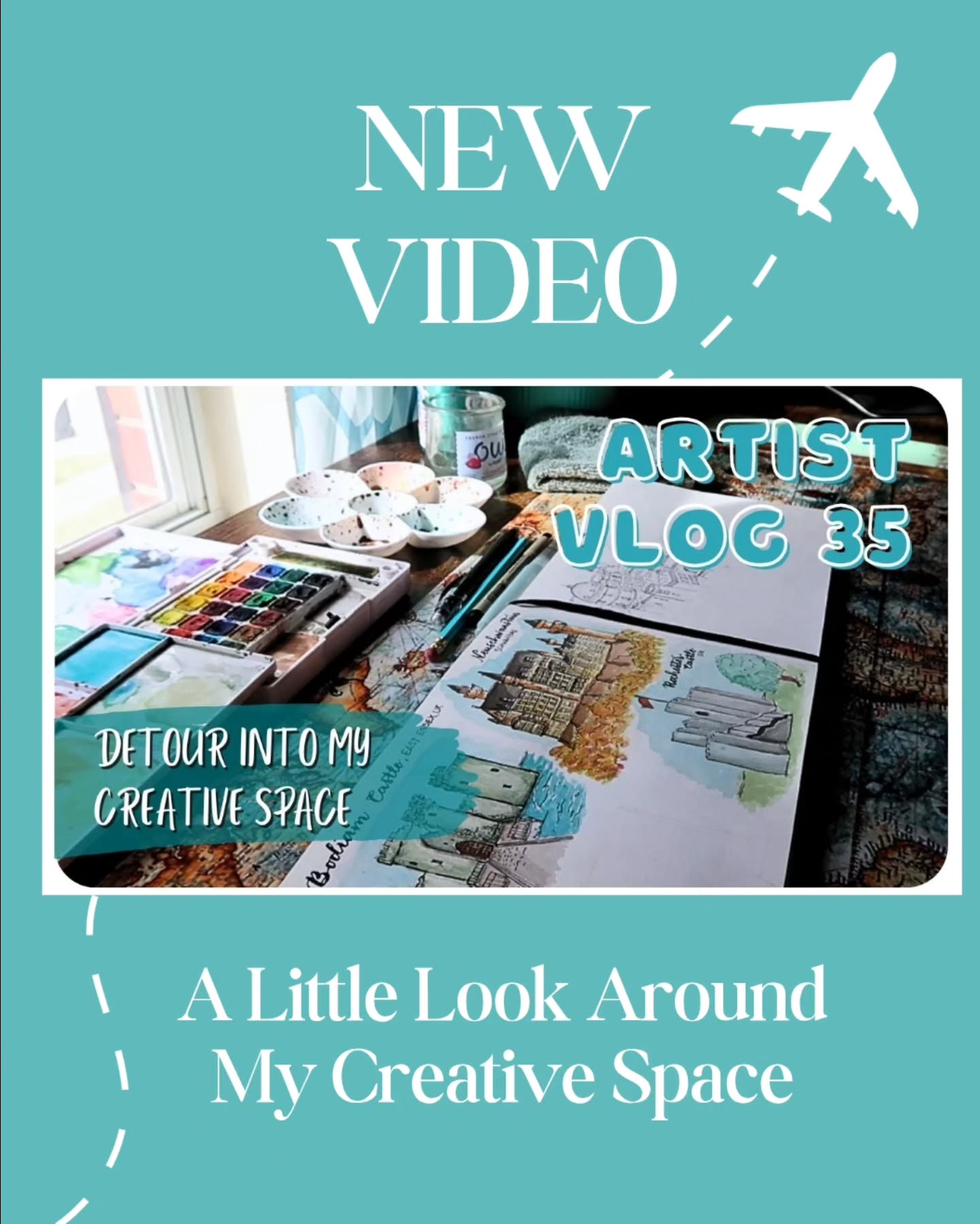 ✨️A little peek into the space where so many of my ideas begin. 🩵
I shared a little look around my studio/office over on YouTube — the turquoise seating corner, the things I’ve collected, and the place where I get to make and capture all the little memories you see here 🥰✨