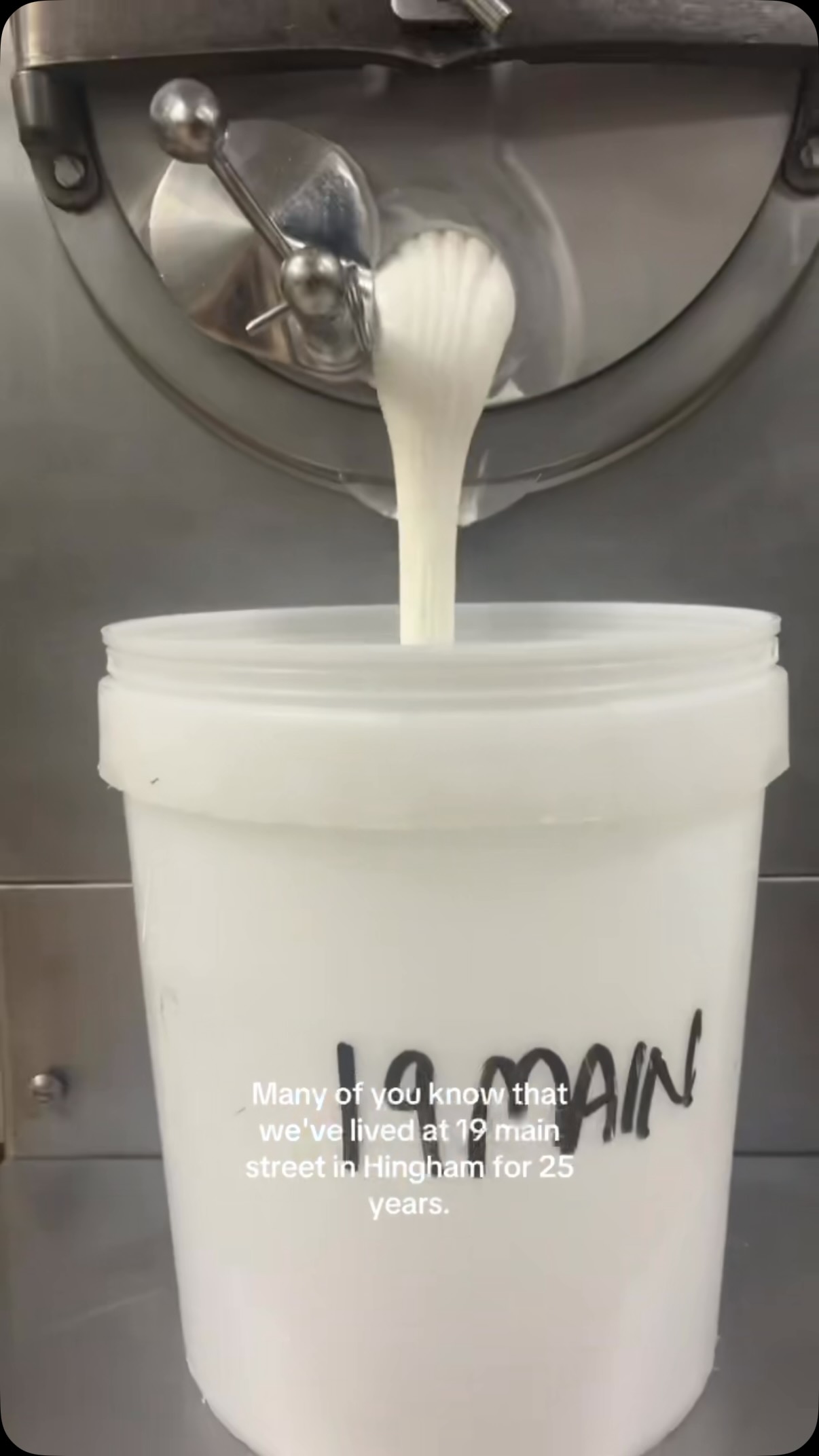 We’re paying homage to our original location with our newest flavor: 19 Main!
Try it AT 19 Main before we say goodbye — here through Monday at 6ish before we close up and get ready to (finally) move up Main.
One last cone at the OG!