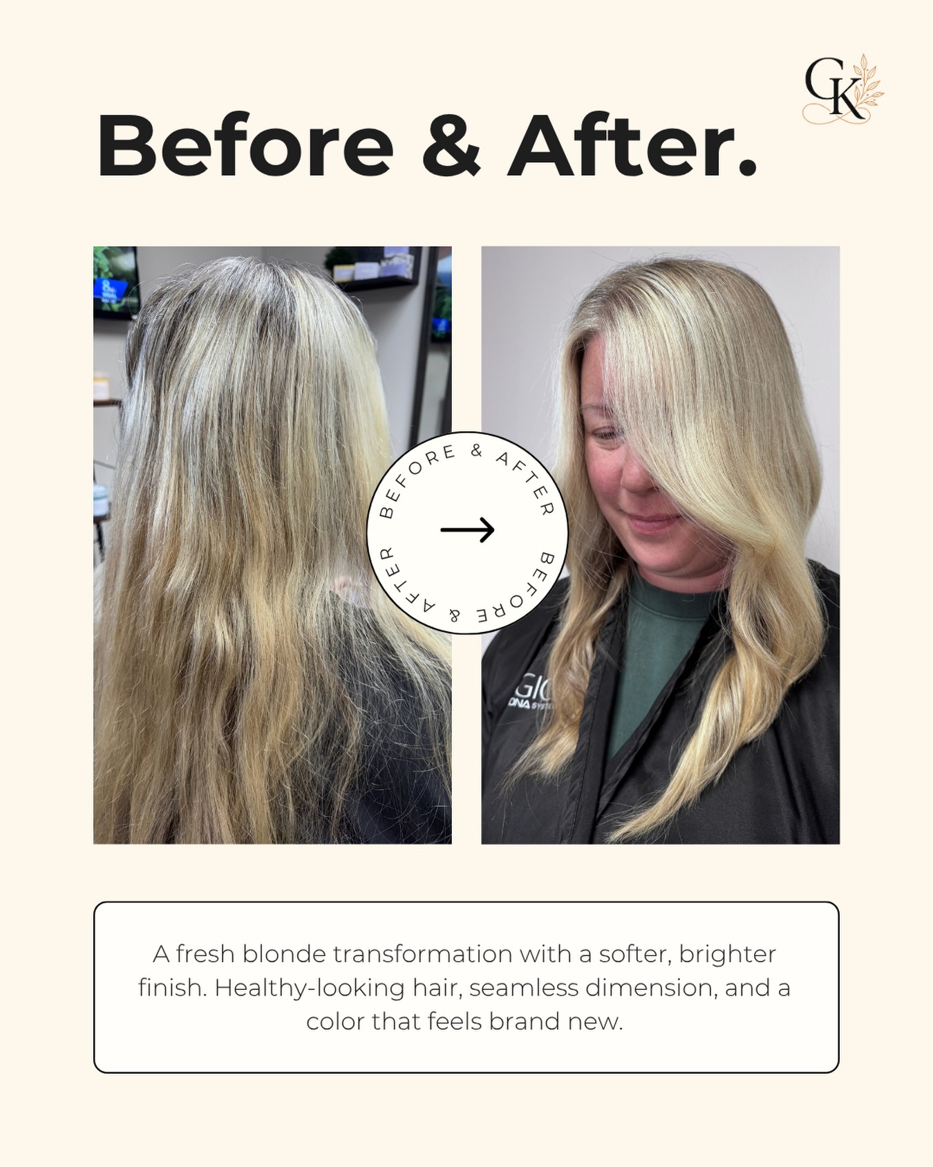 Fresh blonde, softer dimension, and a brighter finish. Sometimes a little refresh makes all the difference.
#BlondeHair #BlondeTransformation #HealthyBlonde #HairTransformation #EastBerlinPA