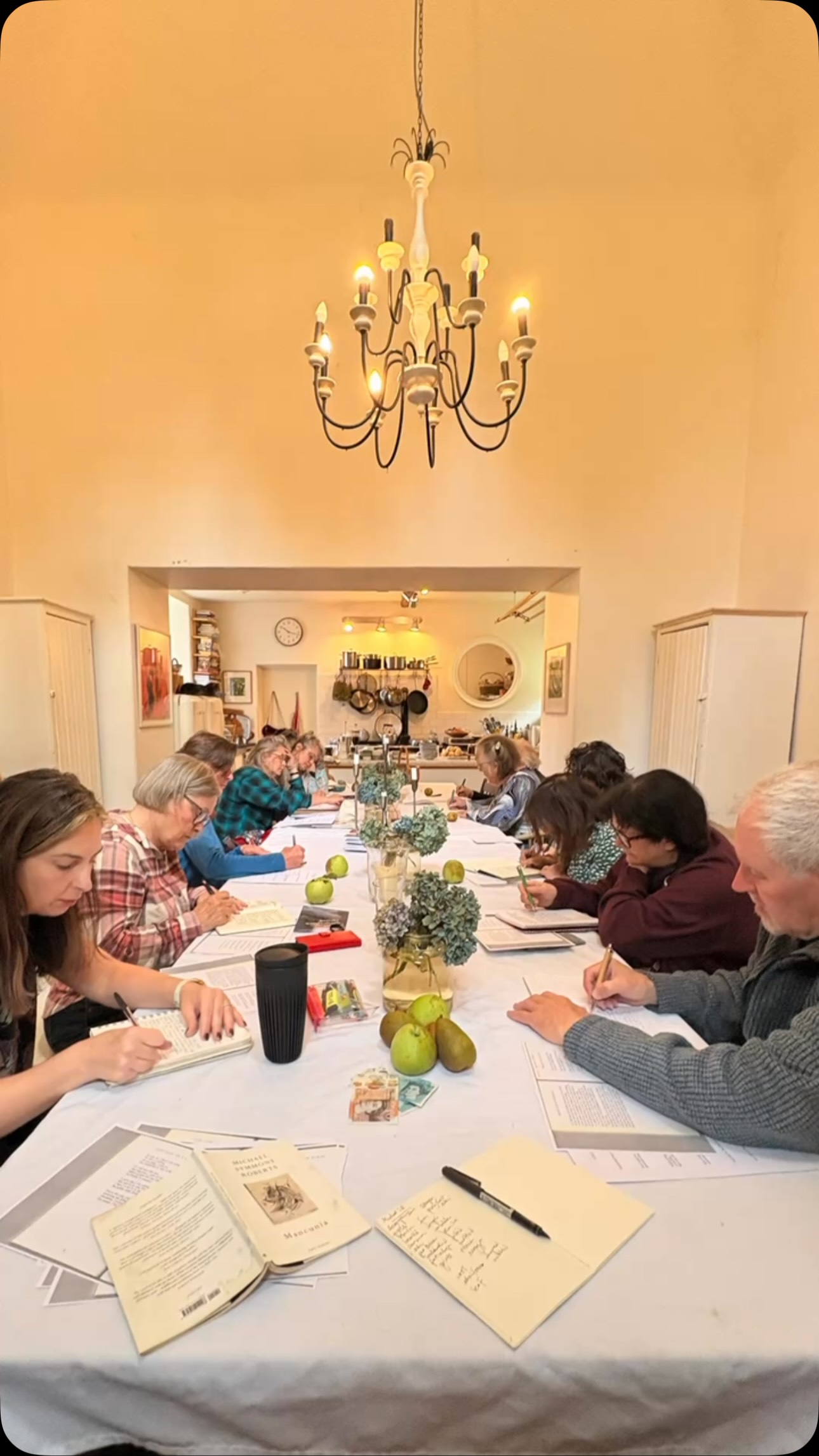 ……and then there were none. We had a gorgeous morning writing to the poems of @symmonsroberts and saying goodbye to him and each other. What a week! Missing this group already - come back soon! ❤️
