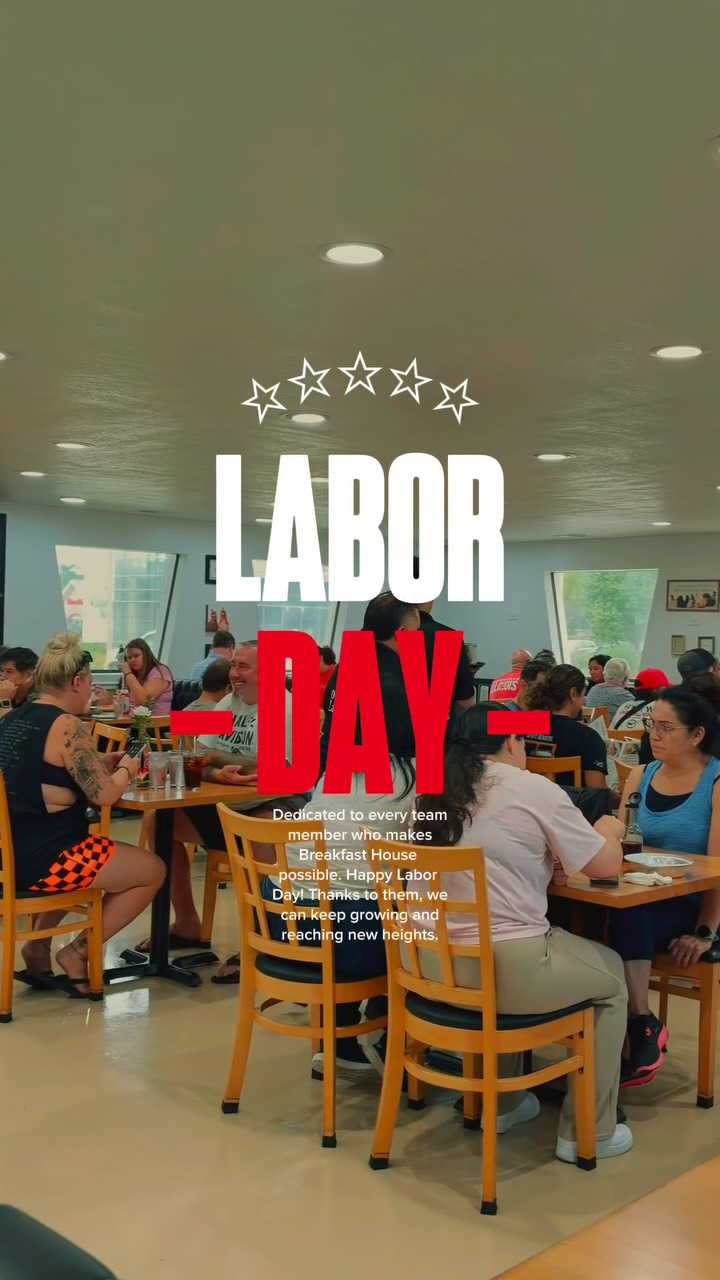 Happy Labor Day! Thanks to all the workers, we can keep growing and going further than ever!
#chicago #fyp #labordayweekend #breakfast #brunch