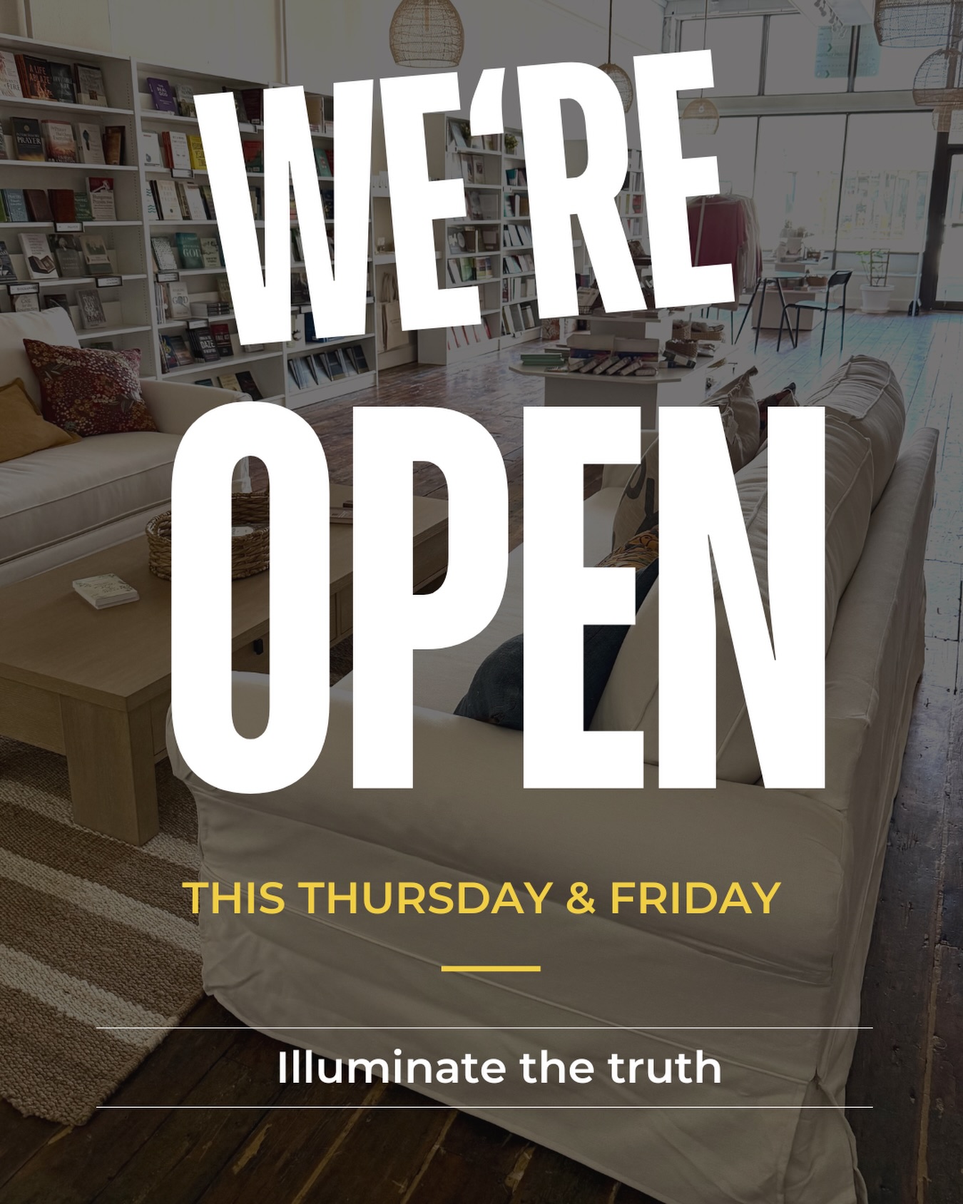 Hi Everyone!! Please stop in this Thursday and Friday! I will be open from 10am to 3pm. Also this Saturday we have an event at the store from 10am to 2pm. It’s a women’s mini retreat. We still have spots open! See events in FB or BIO link events on Instagram.