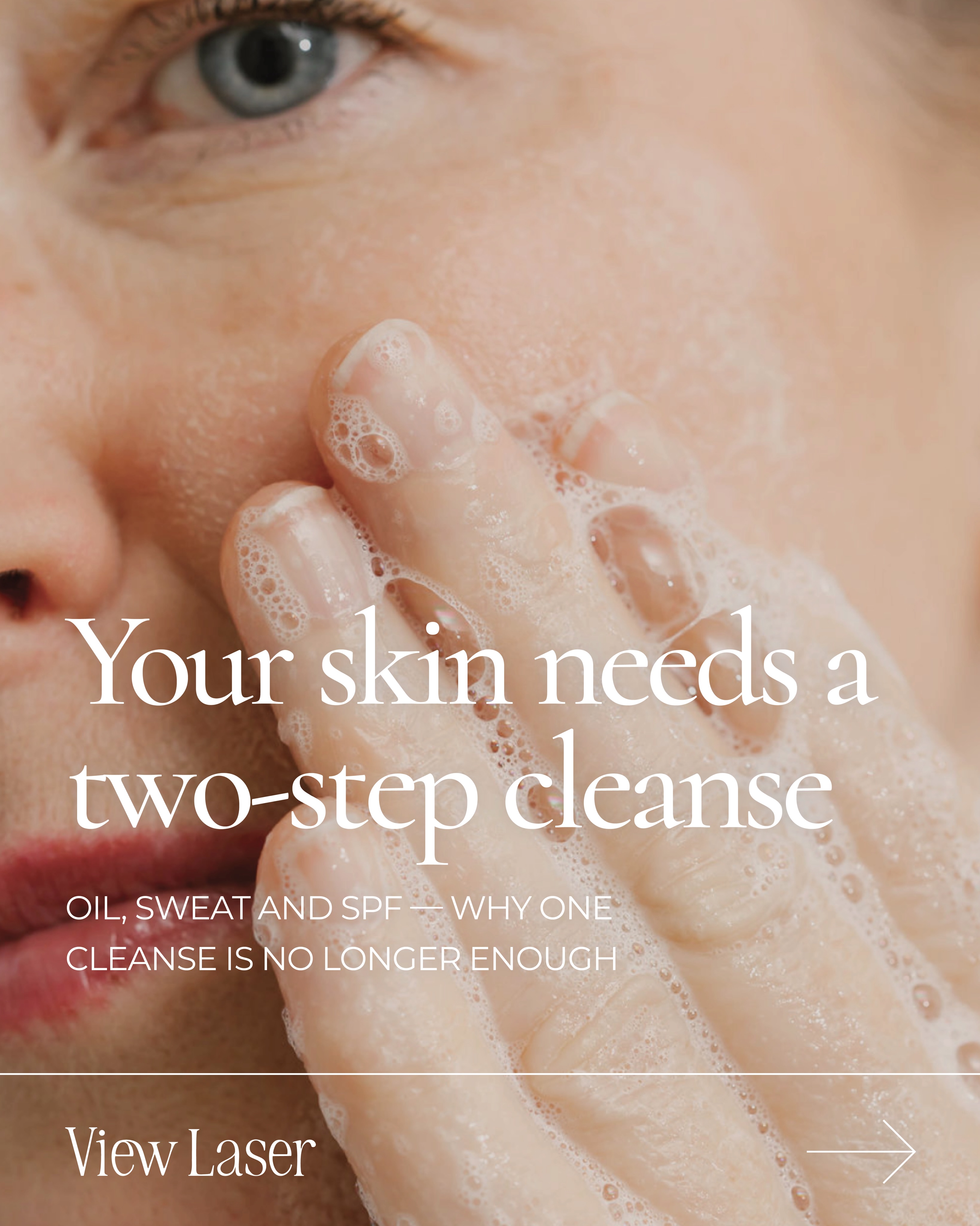 One cleanse isn’t always enough. Throughout the day, sebum, sweat, salt, makeup and water-resistant SPF can build up on your skin. Double cleansing at night helps remove those layers so your skin feels fresh, clean and ready for the rest of your routine.
Step 1: Jan Marini Gentle Cleanser helps wash away makeup, SPF and surface buildup without leaving the skin feeling stripped.
Step 2: Follow with Jan Marini BioGlycolic® Face Cleanser for a deeper cleanse that helps refine texture and leave the skin feeling smooth and refreshed.
Two cleanses. Two different jobs. One very clean face. ✨
Not sure if double cleansing is right for your skin? Ask us at your next appointment!
#viewlaser #delta #medicalgradeskincare