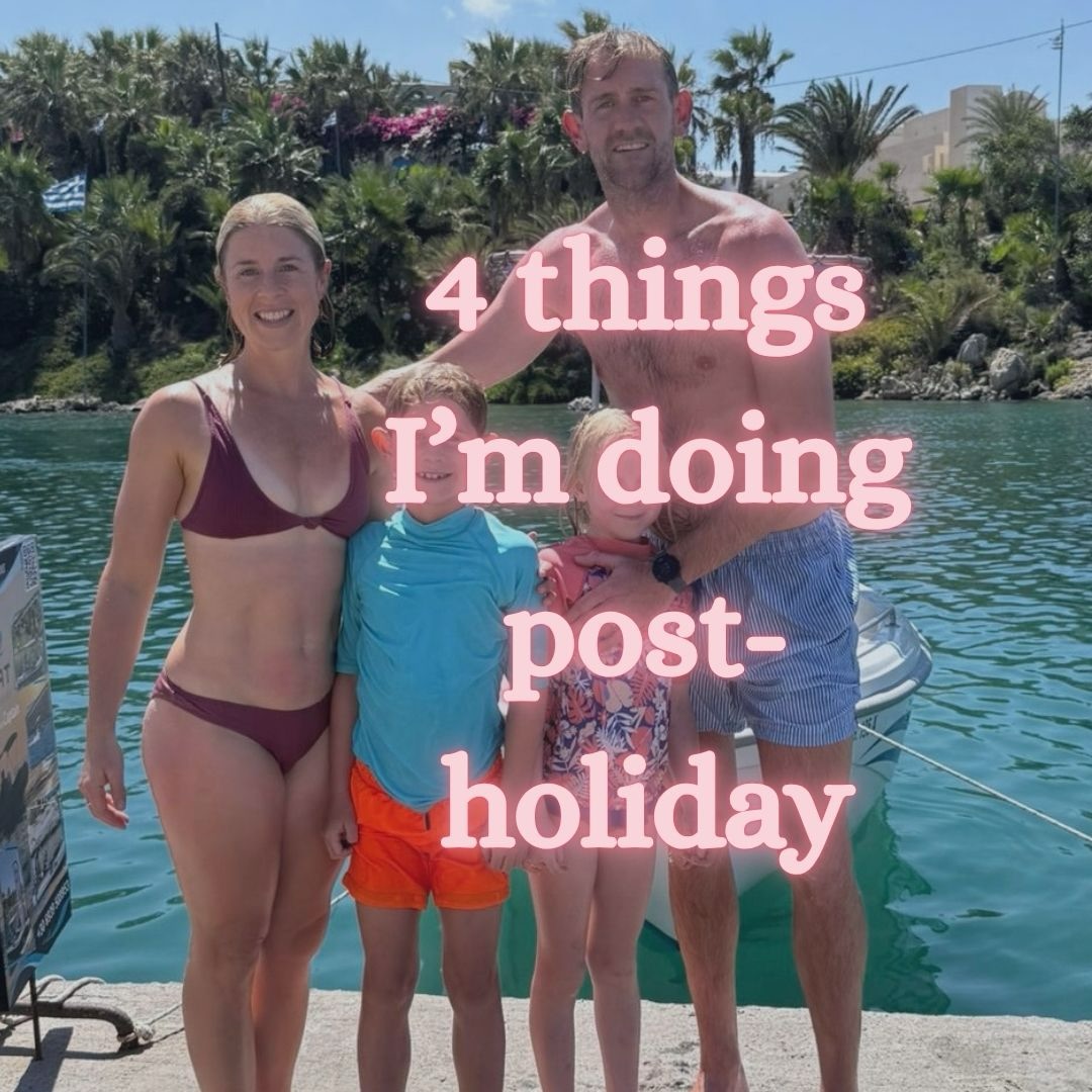 🫣Post holiday feeling😕
One week of eating more, moving a bit less (or in different ways), will have very little impact on everything I’ve done the rest of the year.
Yes, I may feel more bloated right now, but that’s most likely due to:
*Travelling
*Water retention (consuming saltier foods)
*Hormones
*Psychological tricks my mind plays when I’ve eaten more than normal (for me)
I’ve come home with so much more than that ‘eurgh, better get back on it’ feeling…
So many more positives, that have absolutely nothing to do with my body🫶🏻❤️
I have missed my clients, classes & gym though & looking forward to getting some routine back🙌🏼
#postholiday #postholidaybody