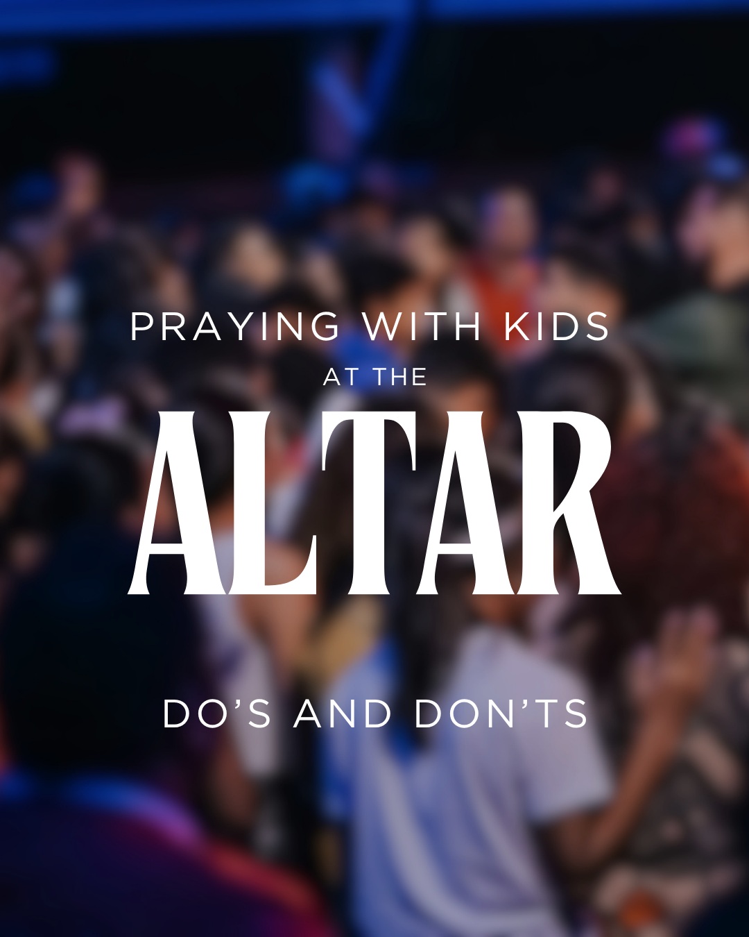 "Do you even want to be saved?"
It was summer, 20 years ago, and it was my first year serving as a counselor at church camp.
Night after night I watched as various counselors and speakers attempted to pray for a specific preteen, and night after night she more or less just stood there, not really showing any desire to pray.
On the last day of camp, she and I had a conversation and I was trying to figure out why she didn't really care much for these attempted prayers.
"Do you even want to be saved?" I asked.
"No."
"Do you mind if I ask why?"
"Because you have to cry to get the Holy Ghost, and I don't cry in front of people."
All week. All week this kid didn't want to pray for salvation because somehow she came to the conclusion that it was a requirement to cry in front of people.
I explained to her that while it's true, some people do get emotional and cry while they pray, it is not a requirement at all!
Guess who prayed at the altar that night?
Sometimes we assume that kids in church are all kind of the same. Surely they all want to be saved, surely they all feel comfortable going up front to pray at the end of every service--after all, it's what we do, right?
But they're not all the same. Not every child feels comfortable praying while people are watching. Not every child feels absolute faith in God and an absolute desire to be saved.
Some have questions. Some have doubts. Some have fears.
Some want to pray, some don't.
Some want to pray at the altar, others want to pray from the pew.
Some are praying for salvation, some are praying for their sick dog, some are just going through the motions because their parents expect them to pray.
We want all kids (and teens, and adults) to feel comfortable praying at church and to feel comfortable seeking God and His salvation.
To better help them do so, here are five do's and don'ts for praying with kids at the altar: