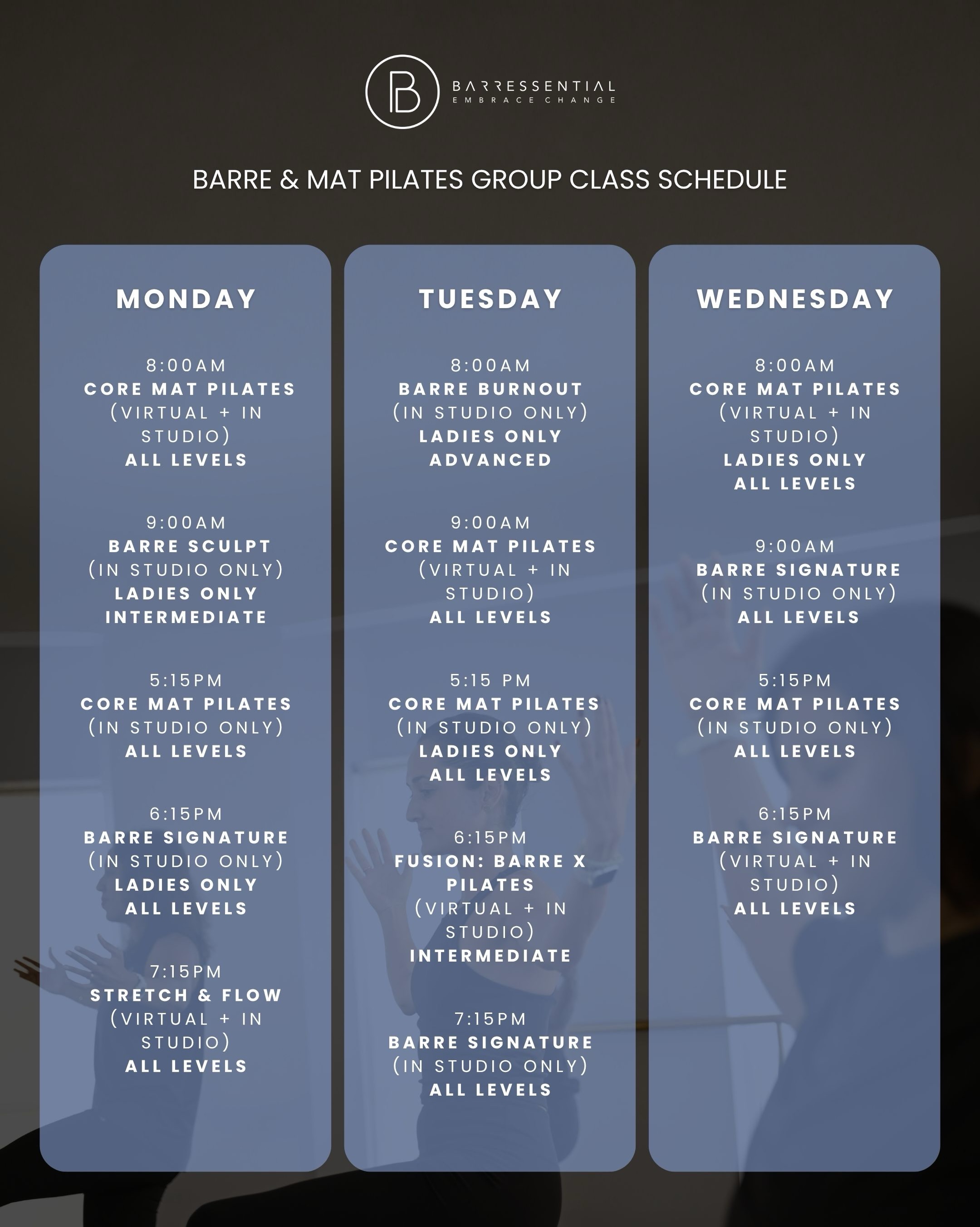 📍Barressential Colombo 5
October Schedule is here! Book your slots now through our app.
Schedule is subject to change. Please check the Barressential app or visit our website for the latest updates.