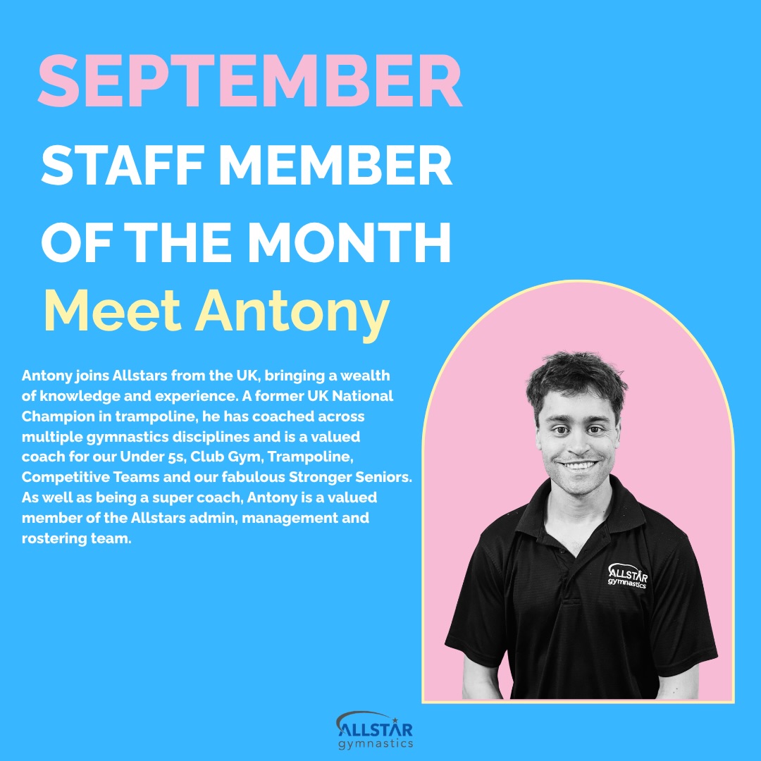 ⭐️Staff member of the month⭐️
Congratulations Antony!