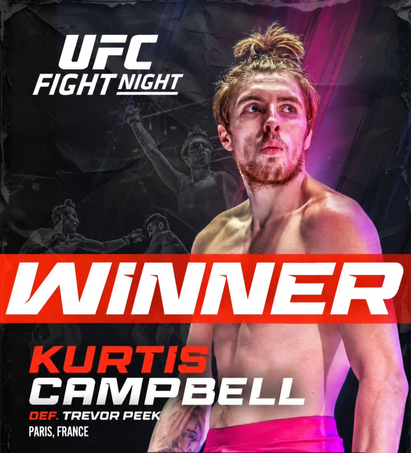 The Pink Pather Show!
Kurtis Campbell gets the R3 RNC at #ufcparis🇫������