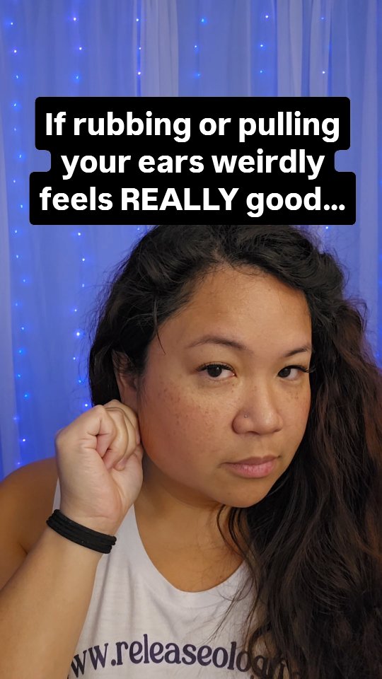 Ever catch yourself rubbing, pulling or touching your ears without really thinking about it?
I pay attention to little things like that.
Not because every unconscious movement has some profound hidden meaning—but because sensory input can change how something feels in the moment.
Try what I'm doing here.
Then stop and notice.
Did anything change?
That's it.
No magic nervous-system hack.
No promise that everybody will have the same response.
Just:
Try → notice → reassess.
I am Sara Becker, neuro physical therapist. I help medically dismissed adults understand and ease their symptoms through the lens of neurology.
Follow @Releaseology if you like learning why seemingly random things your body does can be worth getting curious about.
