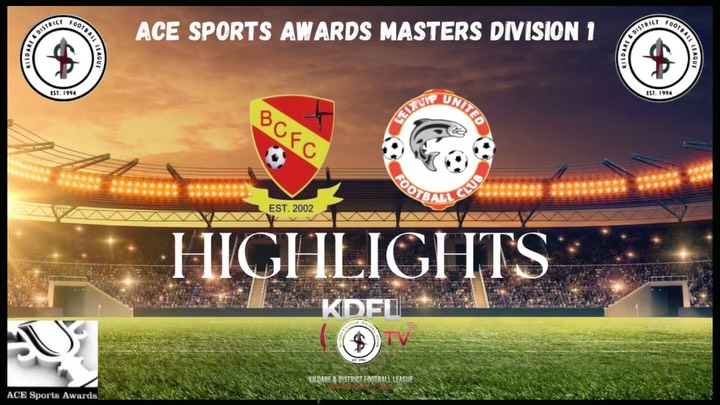 Highlights & Goals from today’s Ace Sports Awards Masters Division 1 game between Ballycane Celtic & Leixlip United, 05/09/2026