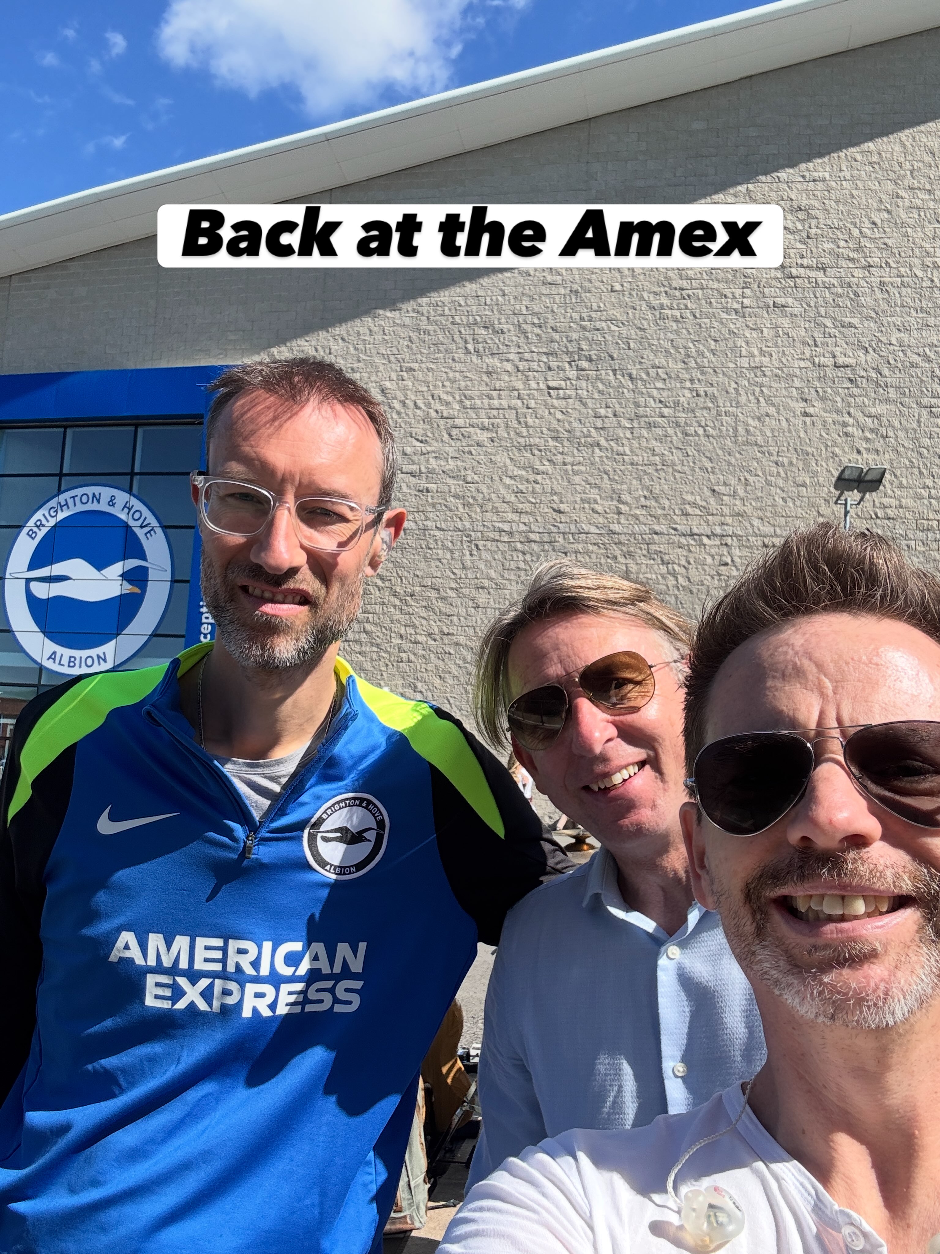 Pre-match set at the Amex today #brightonhovealbion #amex #seagulls