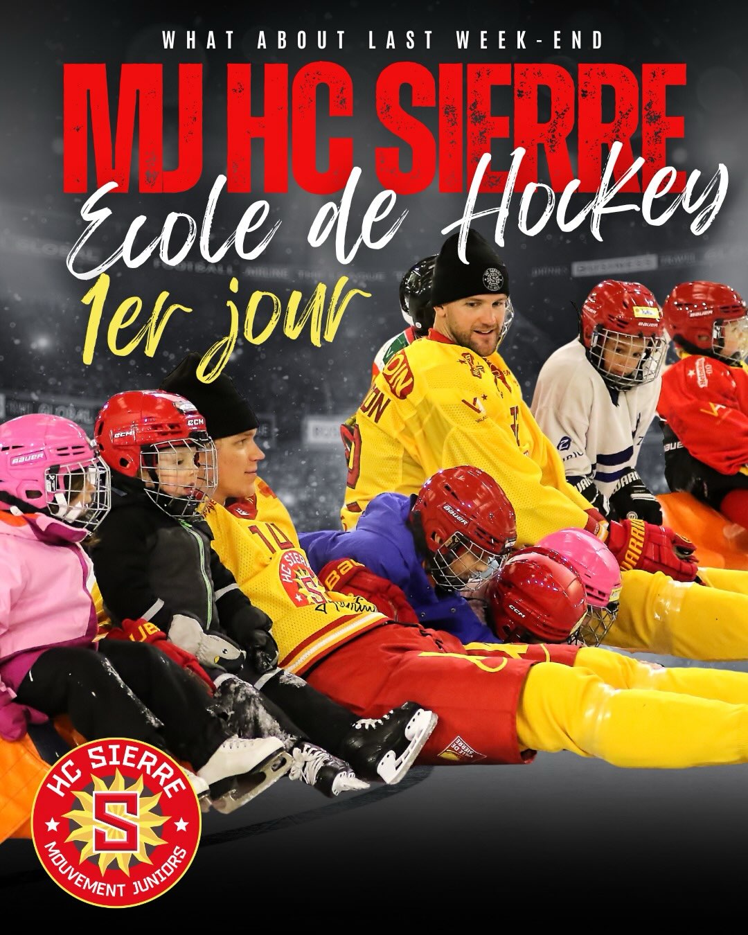 ÉCOLE DE HOCKEY | 1er jour !
Comme et avec de vrais champions.
L’Ecole de hockey à repris ce samedi 19 septembre à Graben avec la présence de quelques joueurs de la 1ere équipe.
📸@ariane_photos_hockey