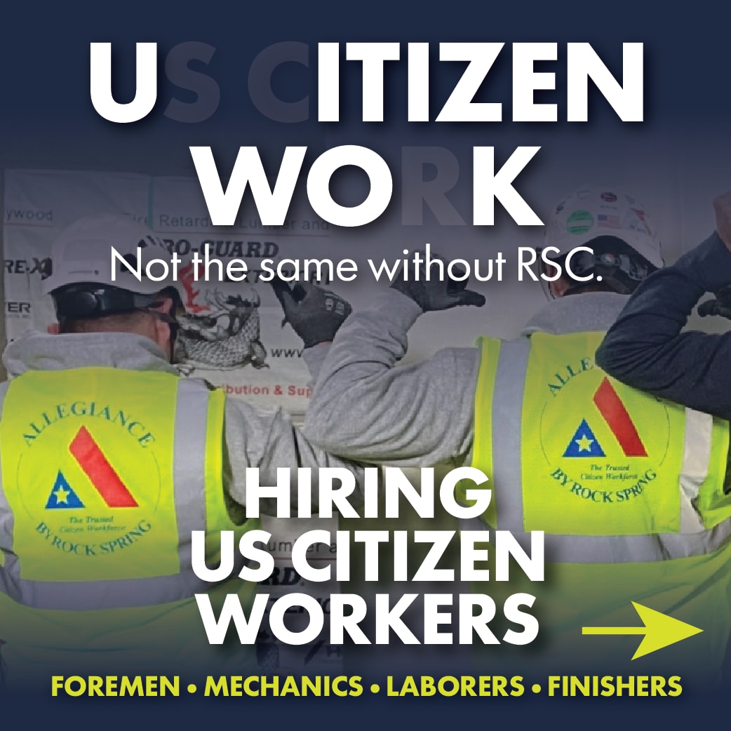 Allegiance by Rock Spring is now hiring, and we want YOU to join the team.
Our Allegiance Program supports government, SCIF, and other mission critical environments with specialized workforce and compliance capabilities, bringing the right people, process, and preparation to every project.
Learn more about Allegiance and apply today. LINK IN BIO.
Don't meet the citizenship requirement for these roles? We'd still love to hear from you. Feel free to apply to our other open positions, many of which have no such requirement.
*Rock Spring is an Equal Opportunity Employer. The U.S. citizenship requirement for these specific positions is based on a bona fide occupational requirement and is applied in compliance with anti-discrimination laws. It is not intended to discriminate on the basis of national origin or citizenship status beyond what those obligations require. Other open positions are available to all work-authorized individuals without regard to citizenship status.*
#RockSpringContracting #Allegiance #MissionCritical #BuiltforExcellence