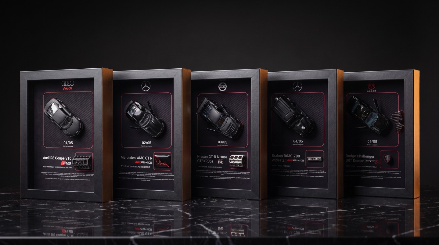 Five frames. Five cars.
One handcrafted series complete Black Edition set, numbered 01/05–05/05.
Built by hand in Liverpool with hand-finished 3D props and Certificates of Authenticity.
Link in Bio
#BrandEdition #LimitedEdition #CarArt #DiecastCollection #ShadowFrame #CollectorsItem