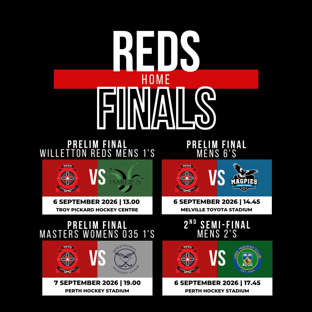 Get down and support our Reds teams as they take on finals! Good luck to all our teams competing.