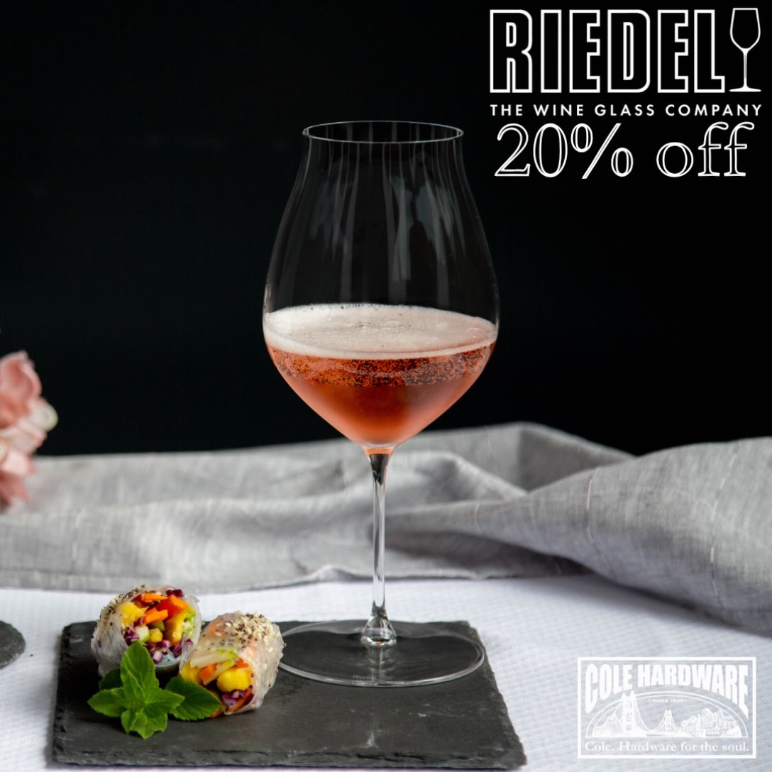 Riedel’s dazzling drinkware is 20% off until September 7. Family-owned and operated, Riedel is globally recognized for designing and producing the highest quality glasses and decanters since 1756. 🍷 🍸
#rockridge #northbeach #russianhill #colevalley #hardwarestore @riedel_official
