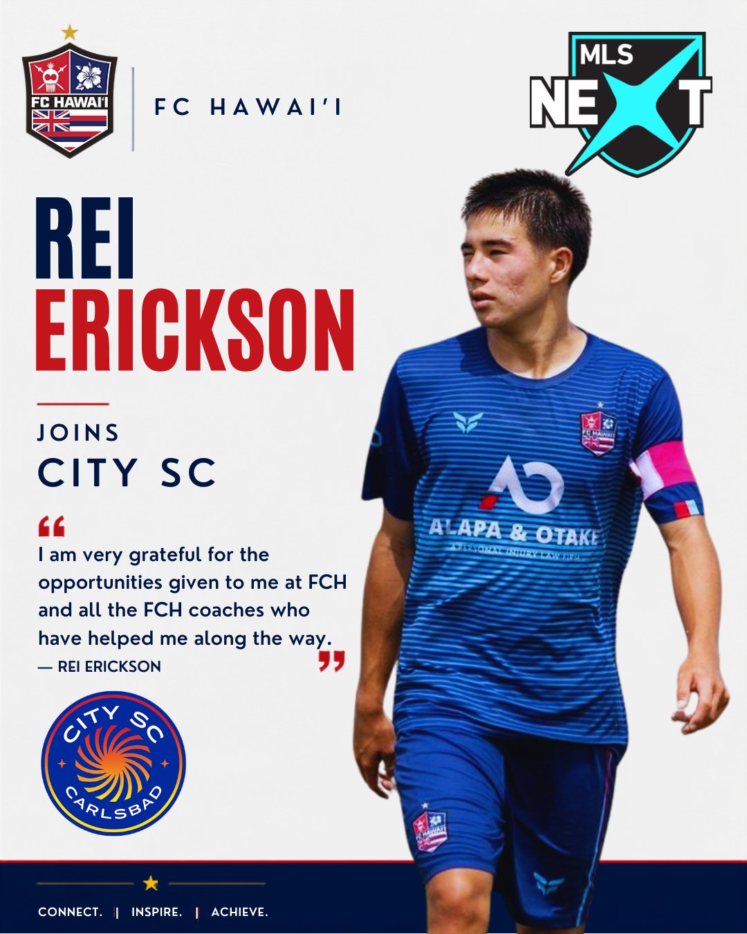 A new challenge. Another step in the journey. 🌺⚽
Congratulations to Rei Erickson, who is moving to the mainland to continue his development with City SC, where he'll have the opportunity to compete in MLS NEXT and enter an environment with further opportunities as he progresses through the game.
For FC Hawaiʻi, this is an important part of what player development means.
We are proudly independent. We're not tied to one league, one organization or one pathway. That gives us the freedom to build relationships across the game, identify different opportunities and help players find the environment that best serves their development.
For some players, that journey can continue here in Hawaiʻi. For others, reaching the next stage may mean stepping into a larger mainland environment with greater competition, exposure and pathways beyond youth soccer.
Our job isn't to keep every player. It's to help prepare them for where the game might take them next.
As Rei said:
“I especially want to thank Coaches Oth and Rob for their guidance, support, confidence and trust. Finally, all my teammates: Thank you! From all the way back when I guest played at Man City Cup to this last Surf Cup. Without you guys, I would be nowhere near the level I am at now. I am very grateful to all of you.”
We're proud to have played a part in the journey, Rei — and excited to see where this next opportunity takes you.
Connect. Inspire. Achieve.
#FCHawaii #CitySC #MLSNEXT #PlayerDevelopment #PlayerPathway #YouthSoccer #HawaiiSoccer #SoccerDevelopment #ConnectInspireAchieve #ourcitysc