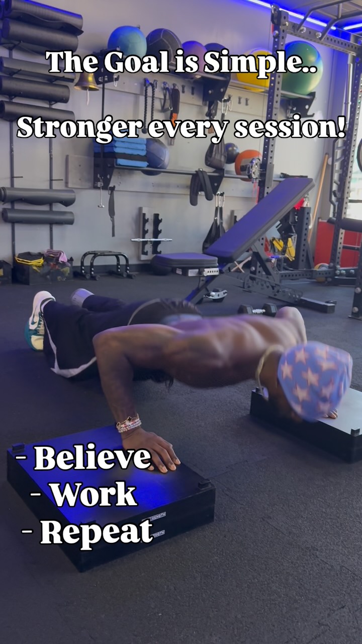 Lock In your session this week! 🔥🦾
Believe in the vision
Work for it
Repeat 🔄 Consistency wins