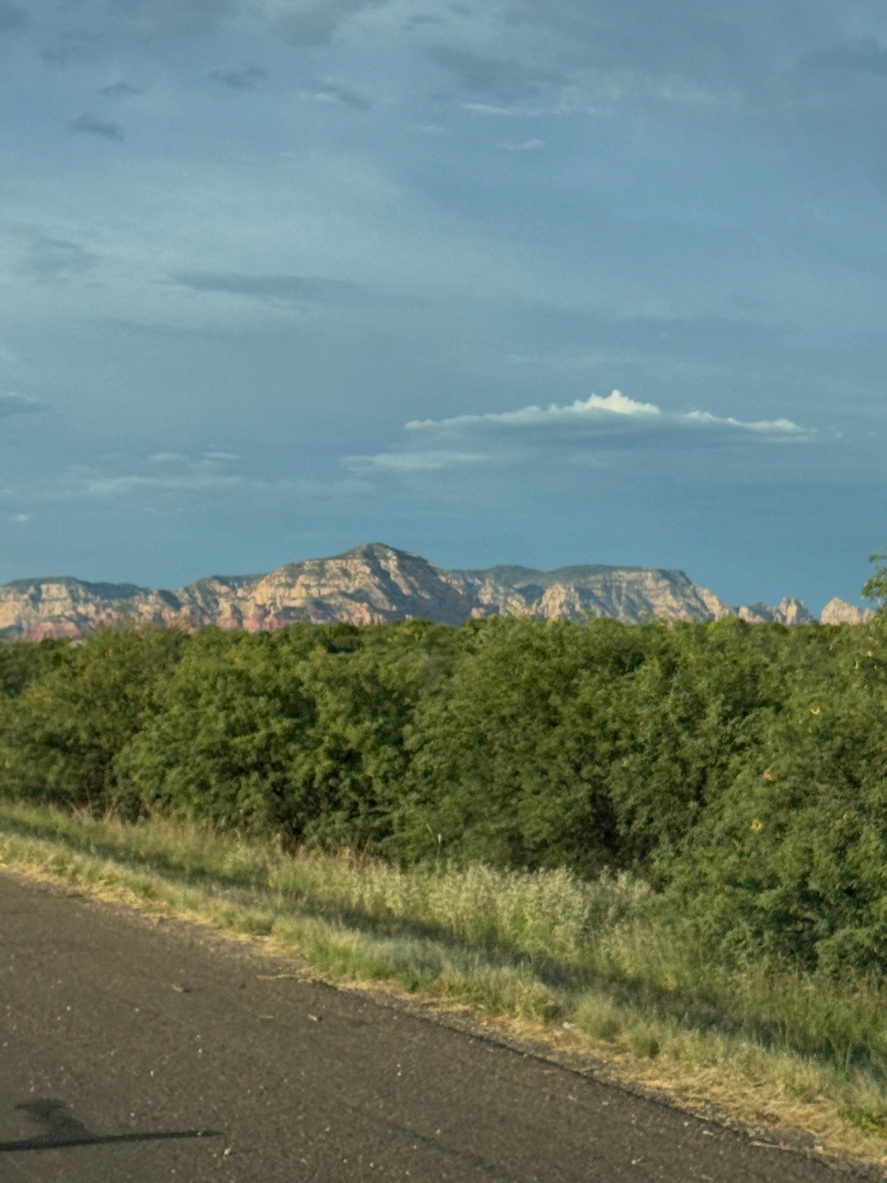 When you see a suspicious shaped cloud hovering over Thunder Mountain in Sedona Arizona. Hmmm…I wonder what it could be. #ufo #sedonaufotours #ufocloud
