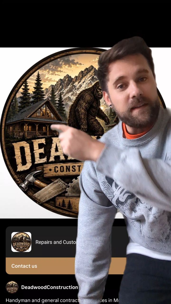 "Claude please add about 10% bigfoot a$$ to my logo" #graphicdesign #boise #logodesign #logo #smallbusiness