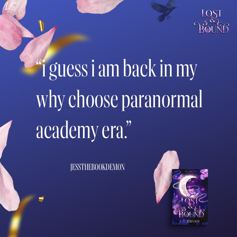 ✨ have you started reading Lost & Bound ?✨
Available now in kindle and amazon.
The Tethered Series is an academy, paranormal, why-choose trilogy. Lost and Bound will end on a cliffhanger.
https://books2read.com/Lost-and-bound