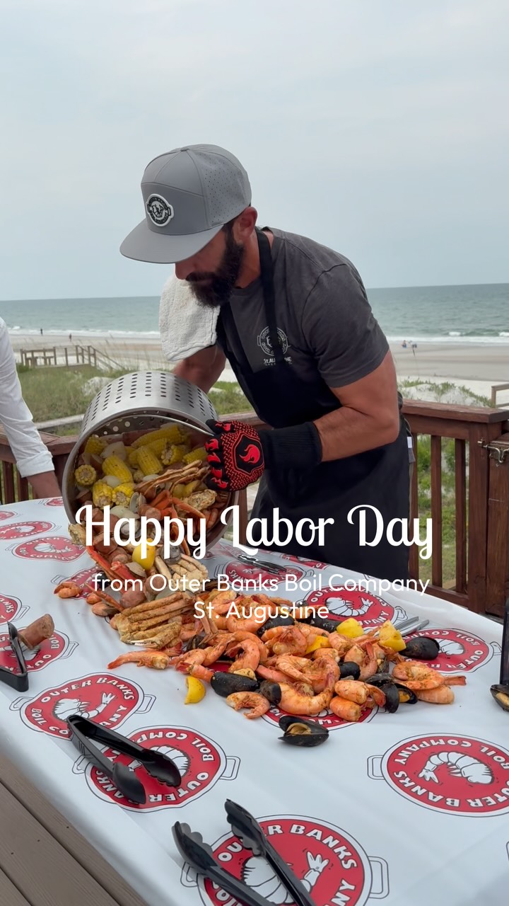 Happy Labor Day from Outer Banks Boil Company St. Augustine! 🌴🦀🍤
We hope your long weekend brought some time to relax and enjoy good company and some equally good food! 🤙🏼