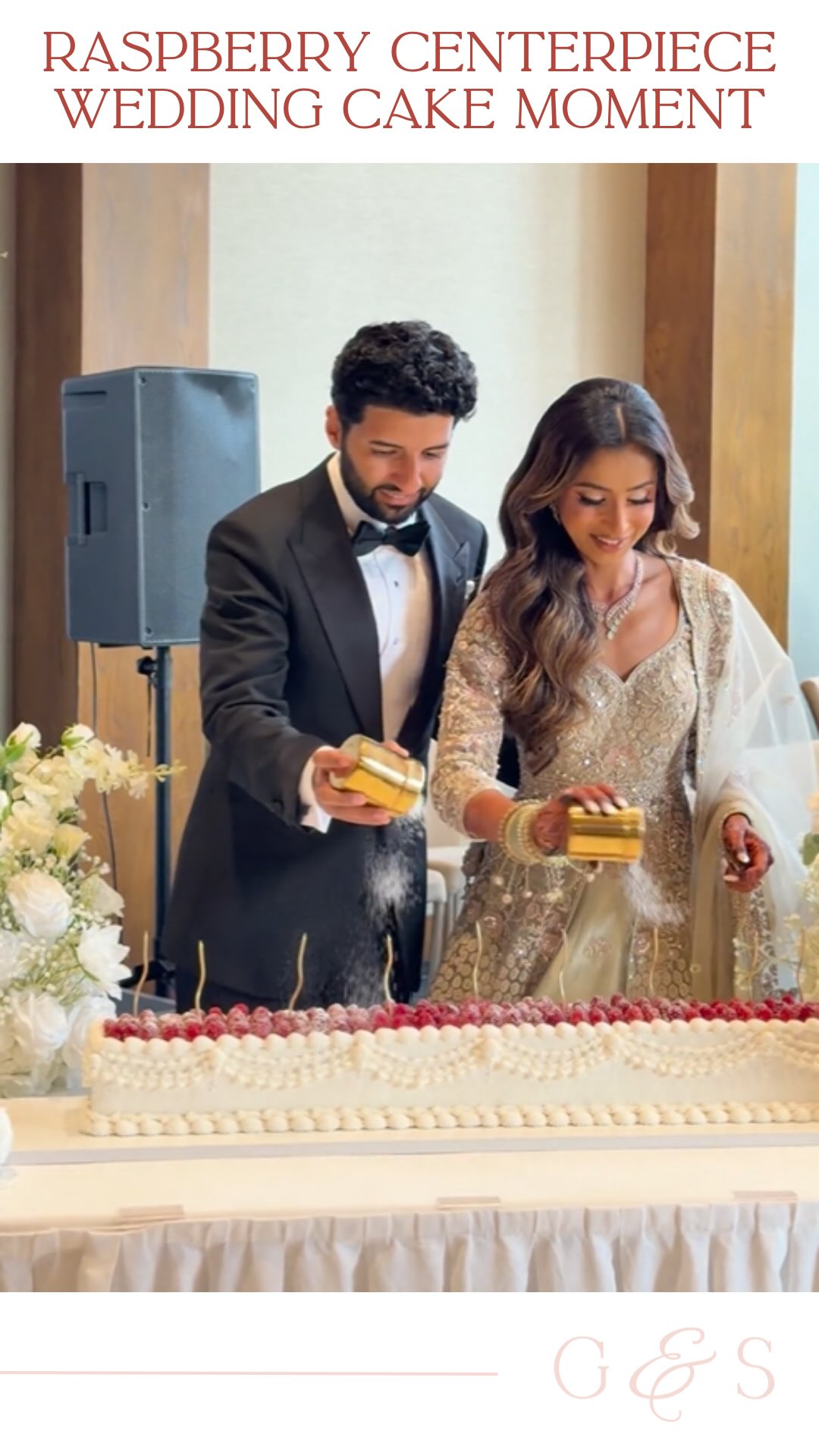 M & A wanted their cake to be more than something they cut at the end of the night, so we turned it into an experience for their guests! 💕
The cake was placed right in the center of the room, where everyone could gather around as the couple made their entrance.
They added the sugar dusting, blew out the candles and cut the cake right then and there.
The cake itself was served later, after dinner, but the moment happened early in the evening while everyone was gathered together.
I love when couples think beyond “when should we cut the cake?” and instead ask, “how can we make this part of the celebration feel special?” 🥰 because sometimes the best cake moments are about giving everyone a reason to gather around it!
—
Venue: @malcolmhotelcanmore
Photographer: @impressionsbymohit
—
Okotoks Custom Cakes, Okotoks Bakery, Calgary Custom Cakes, Calgary Wedding Cakes, Calgary Wedding, Wedding Cakes, YYC Wedding, Wedding Cake Vendor, YYC Bakery, Dessert Table, Wedding Dessert Bar, Wedding Dessert Vendor