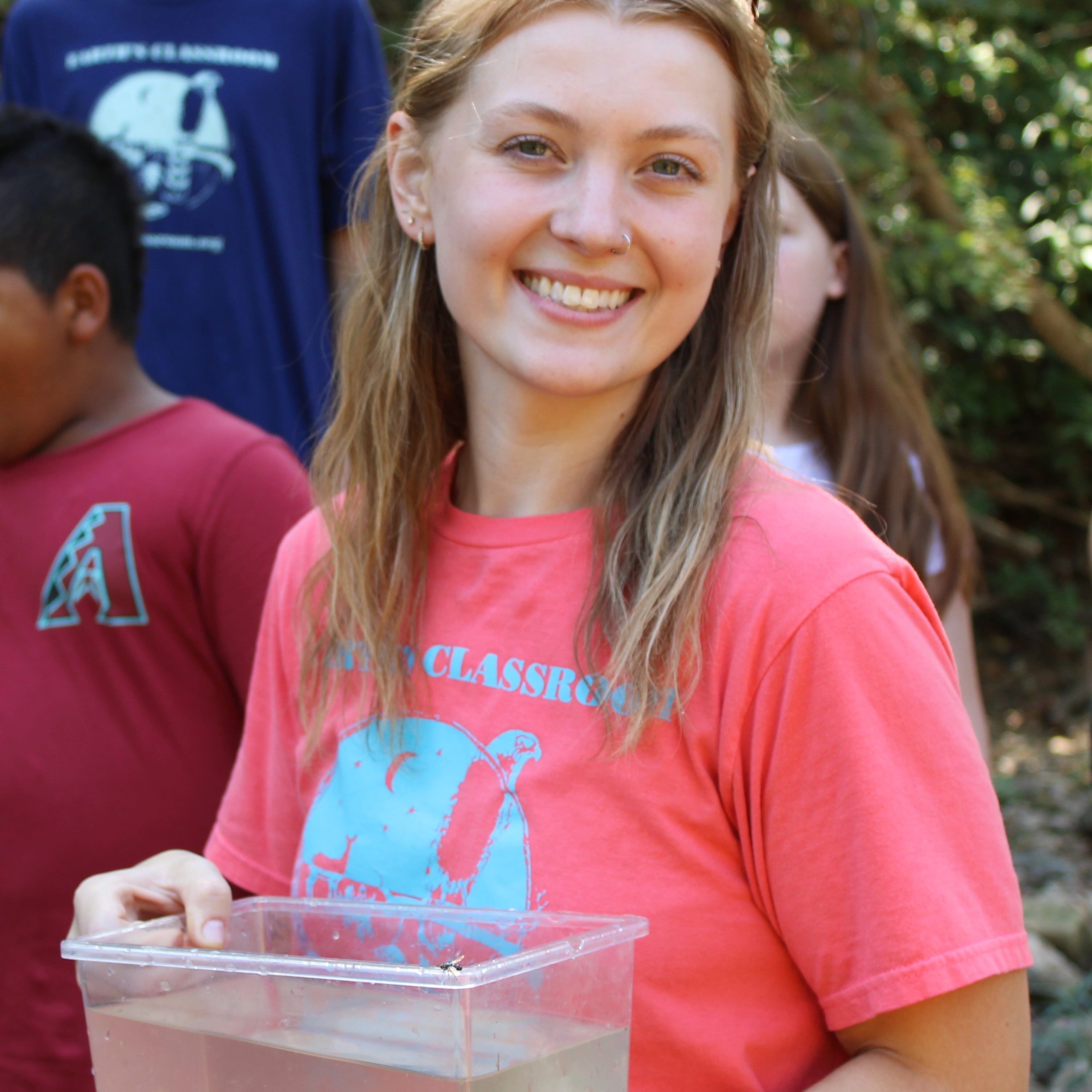 We have been BUUUSSSSYYY, but today, please help us celebrate the wonderful TAELOR VANOUS!! Today is her birthday. Happy Birthday, Taelor! In addition, this past week, she started her third year as an AmeriCorps member hosted at Earth's Classroom's site! (Fourth year as an AmeriCorps member total.)
She has been incredibly helpful in increasing our capacity, bringing in more Title 1 schools, expanding our FSCE high school certification program, and improving our educational equipment and site. Thank you for all your hard work, Taelor.
CHEERS to another trip around the sun!