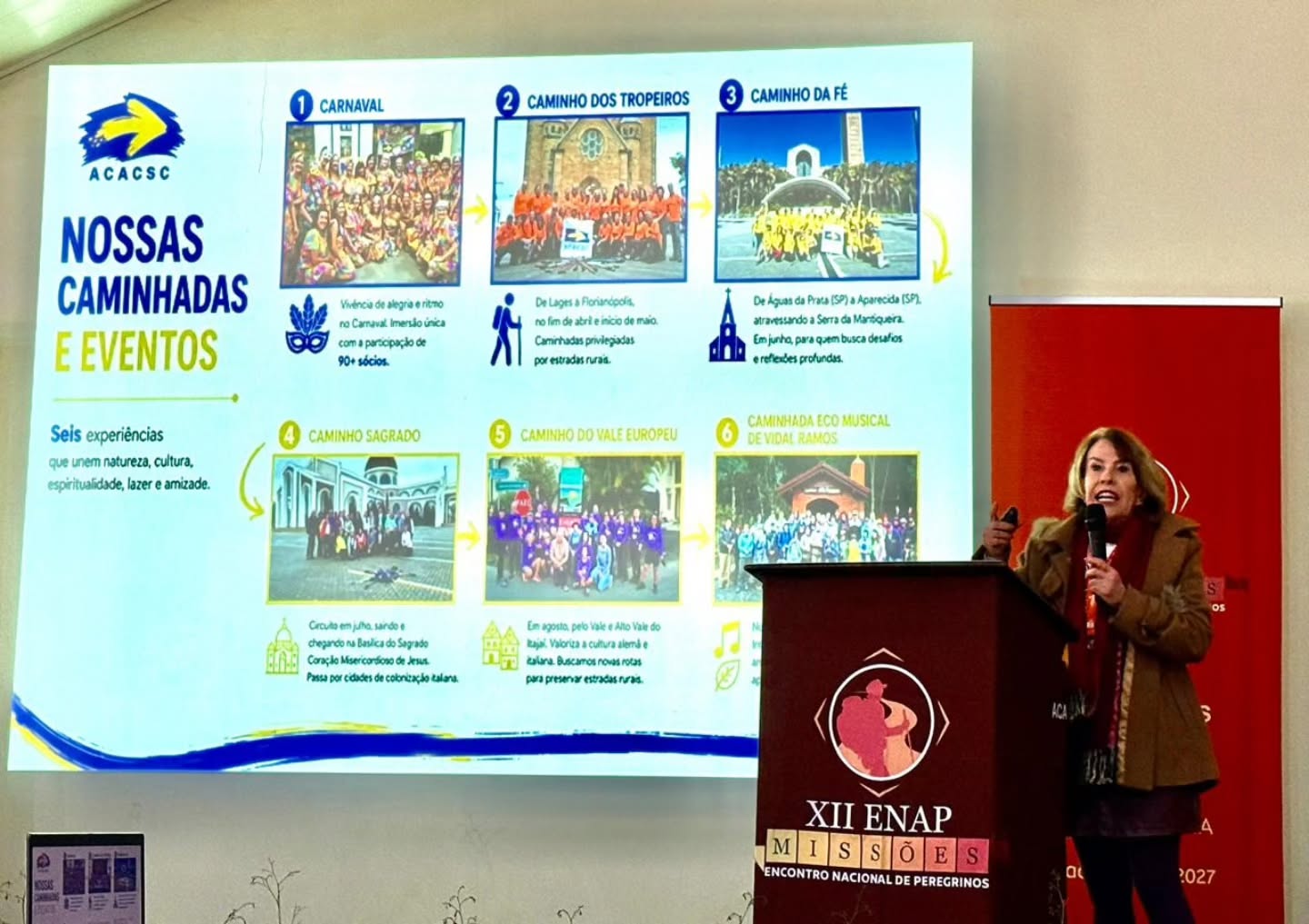 3⁰ dia no XII ENAP em São Miguel das Missões RS. Pena que está acabando. 👏👏👣🥾🤗😘
