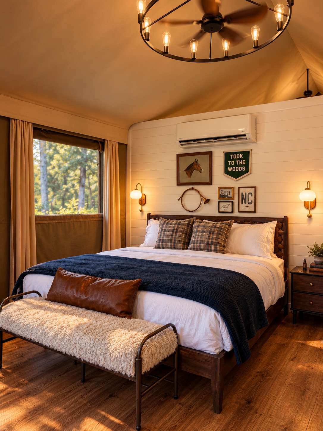 Tent THREE is finally complete! 🐎🤎
Meet The Spotted Horse, the newest addition to Wheat Creek Outpost.
Her name is a little nod to our location here in the heart of horse country, and we had so much fun bringing that inspiration into the space.
With The Spotted Horse officially open, our little camp now has all three tents up and running, and seeing this vision finally come together feels pretty darn special.
She’s cozy, a little rustic, a little refined, and ready for her first adventures. Book now at Wheatcreekoutpost.com
And while tent three may be finished, we’re definitely not done dreaming. We have some pretty big plans for what’s next at Wheat Creek Outpost… so stay tuned. 👀🤎
#WheatCreekOutpost #TheSpottedHorse #NCGlamping #GlampingNC #VisitNC HorseCountry BlueRidgeMountains MountainGetaway
