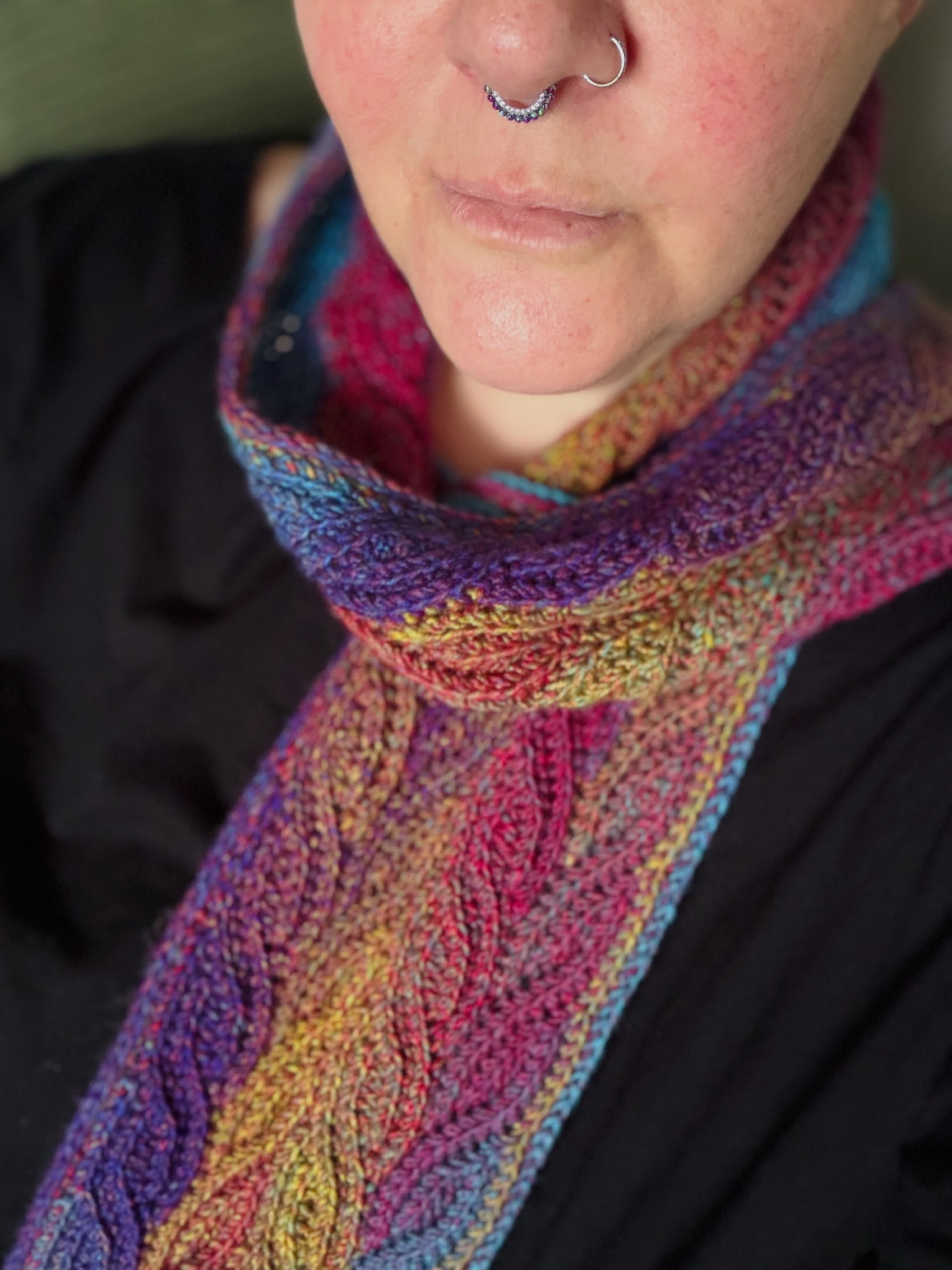 Sweata Weatha is right around the corner. I guess that means it's ok to be obsessed with this new scarf pattern 🔮
I can't stop making them! 🔥