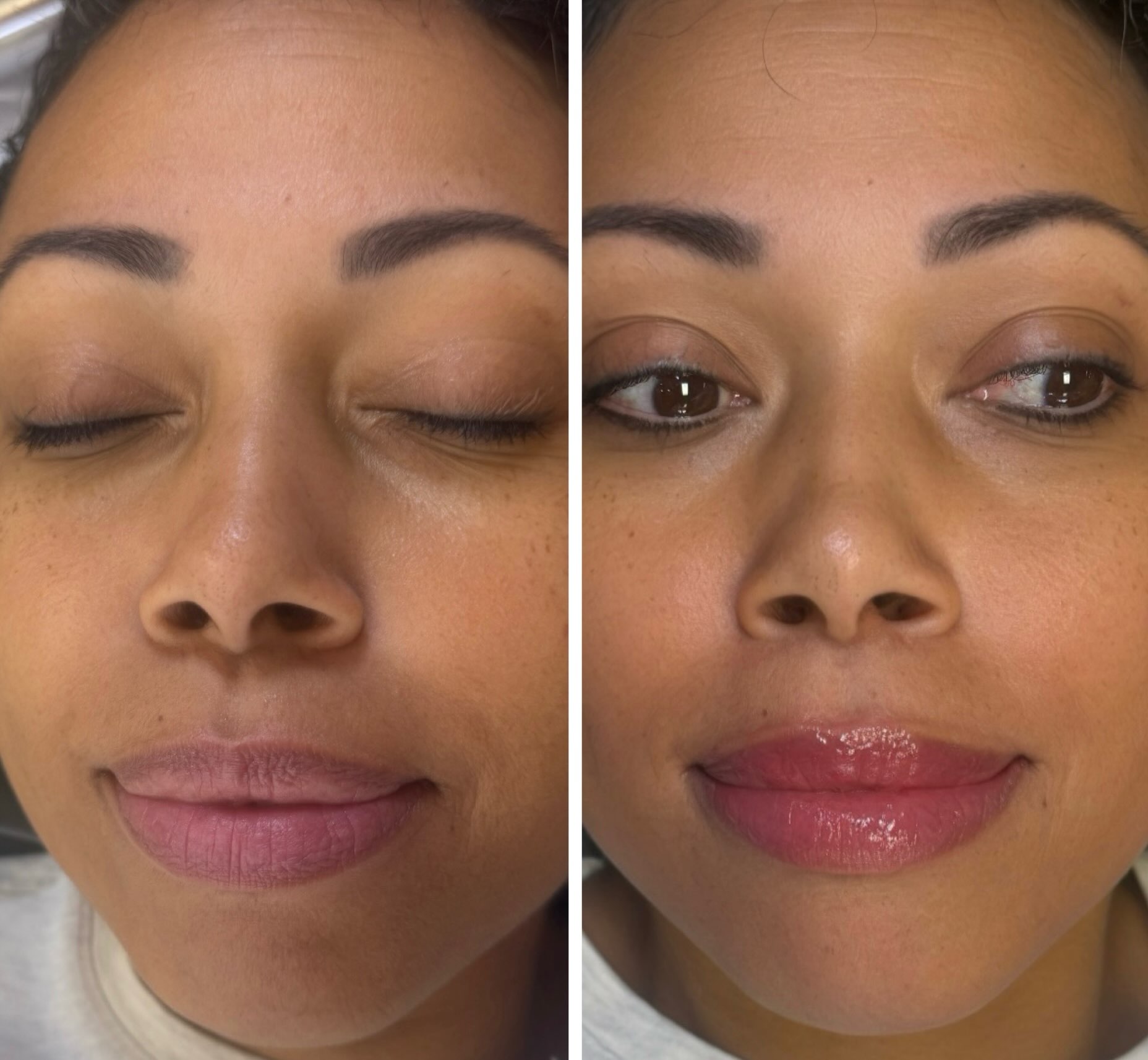 Lip Blushing Color Correction by Jessa #lipblush #njliptattoo #cosmetictattoonj