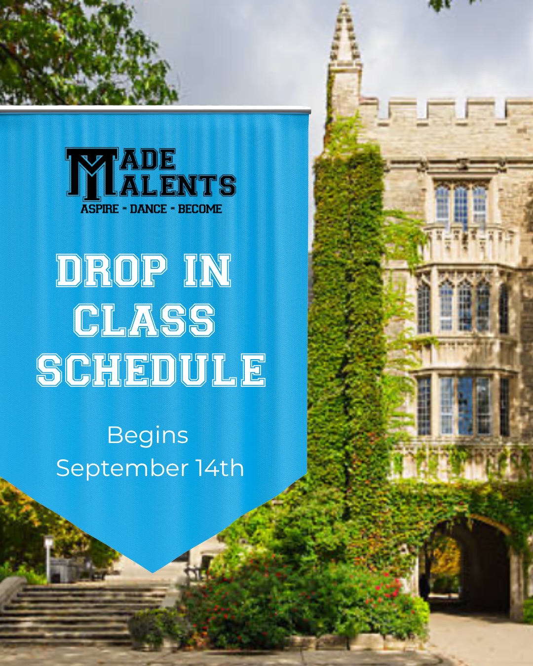 New changes to our drop in schedule starting next week! New times and new classes, all with the same great vibes! Drops ins are for ages 16+ but younger dancers can attend with parent and instructor consent. Single class for $25, or purchase a drop in package and come take them all!
.
More info & link in bio, or contact us with any questions.
.
.
.
#madetalents #talentfam #vancouverdance #dropinclasses