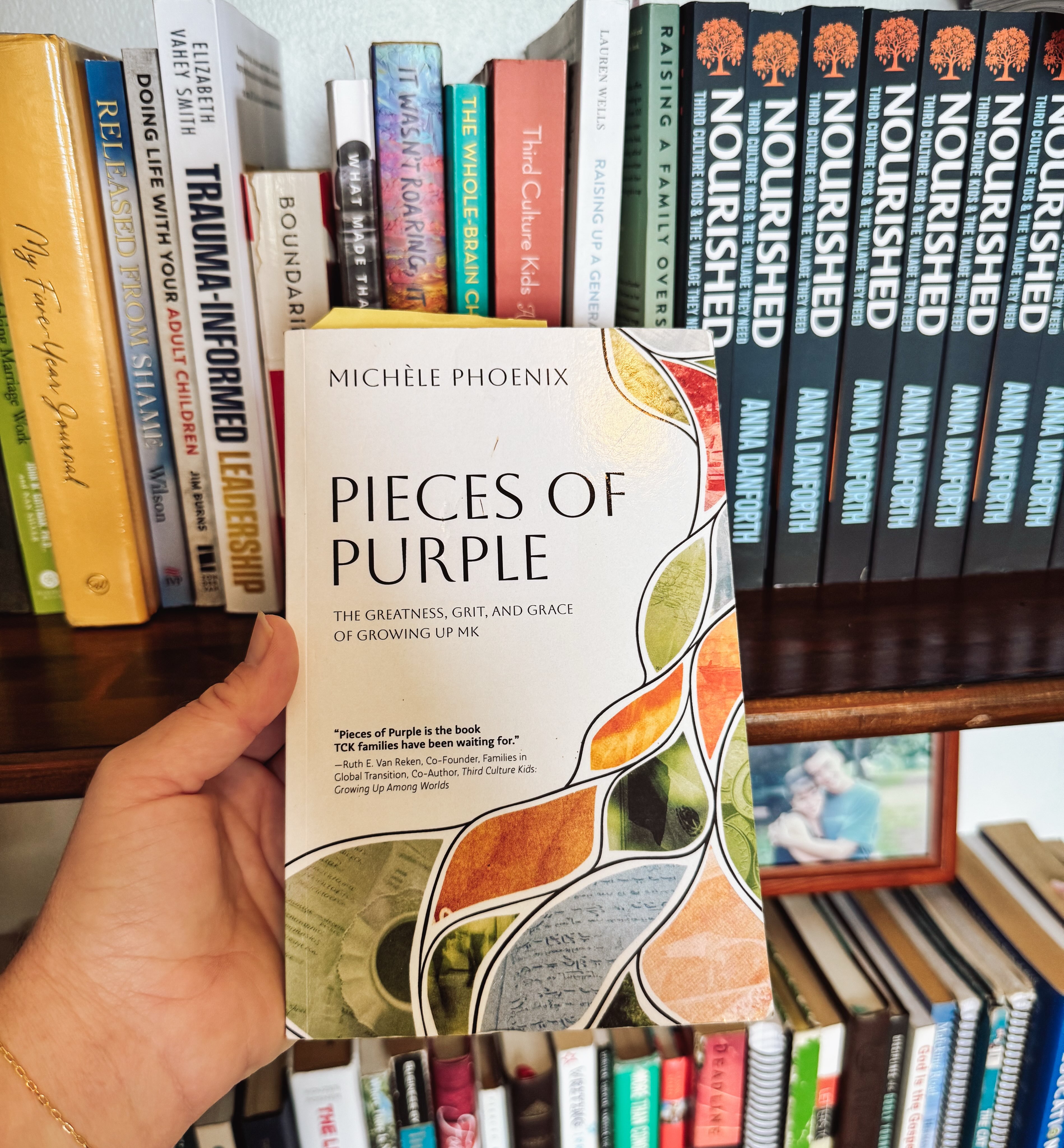 As a missionary kid, there were times I felt like I was reading my own life in Piece of Purple. Now, in my work with Adult TCKs, I found myself underlining topics that are part of my daily conversations with expat parents and Adult TCKs: how trauma impacts the body, the impact of trauma on faith, the buffering impact of Positive Childhood Experiences (of course I love this one—I wrote a whole book on it!), prioritizing family health, and the close bonds TCKs often build with their teachers.
But the part I found most brave, and most helpful, in this book was the section on deconstruction.
From a place of hope, patience, and understanding, Michèle courageously addresses one of a missionary parent’s deepest concerns, and also one of our biggest blind spots: how do we foster personal, healthy faith development in our children?
It starts in the bedrock of warm, secure homes where honest questions aren’t condemned, but welcomed as part of the process of understanding a God who is big enough for our questions. Our kids need room to wrestle, wonder, and question, and ultimately embrace the reality that their faith journey is their own.
This is a book I wish every missionary parent had on their shelf.
@shellphoenix
#raisingafsmilyoverseas #thirdculturekid #missions #tck #globalnomads