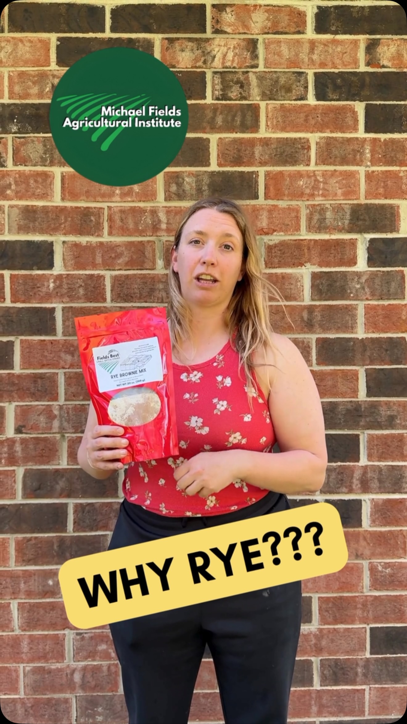 Feels like baking season! Go get yourself some earth-loving rye brownie mix at @larryvillegardens Hyper Local Farmers Market in Burlington tonight from @ntautges or order straight from the website at michaelfields.org. Eat more brownies, save more soil!