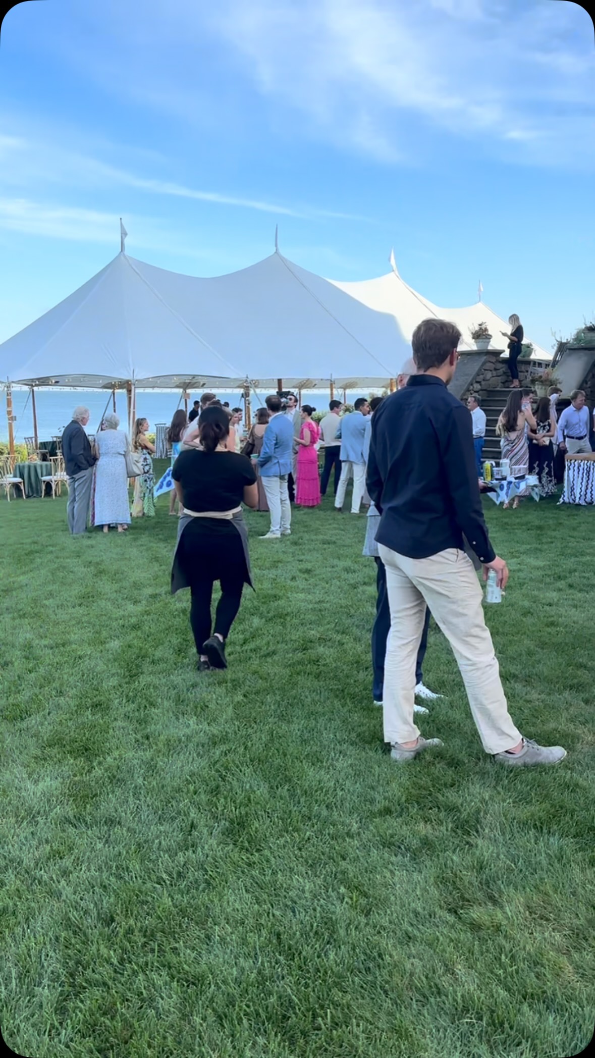 If there’s one thing we’ll always recommend adding to your wedding weekend, it’s a welcome party ❤️🔥
It’s the chance to kick things off, slow down for a minute, and pour into the people who traveled near and far to celebrate you.
For M + F, the Madden Made team made sure every detail of their Narragansett welcome party was intentional. It was about sharing their story, bringing their favorite people together, and welcoming everyone into a place they love so much.
And then there was our favorite part: watching them actually be present for it all.
With 200 guests, passed cocktails, and two bar stations, our team kept everything flowing effortlessly so M + F could do what they came to do: enjoy their people.
Cheers to having a beautiful start to a stunning wedding weekend🥂
Vendors:
Planning + Design: @maddenmadeevents
Photography: @shannonyenphotography
Venue + Catering: Dunes Club
Floral Design: @travelingflowerladies
Hair + Makeup: @upstyle.com
Band: @night_shift_entertainment
_
Performers: @fluxionentertainment
Rentals: @peakeventservices
Specialty Rentals: @squigglerentals @kadeemarentals @ez_occasions occasions
_
Linen Rentals: @bbjlatavola @smthingvintage
Custom Stationery + Signage: @loverforlifeevents
Lighting + Draping Design: @ez_occasions
_
Design Builds: @emustudio
Guest Camcorder Video: @thehandheldstudio
Transportation: @experiencerhodeisland
Welcome Party Tent: @newporttent
Welcome Party Catering: @shuckintruck @rockettruck @delslemonade
Welcome Party Bar: @thewanderingpour
Rehearsal Dinner Venue: @thetowersri
Rehearsal Dinner Catering + Bar: @blackstoneri
After Party Catering: @seaandsmokeri
After Party DJ: @forallmasters
Groom's Attire: @toddsynder @suitsupply
Bride's Attire: @staud.clothing @alexandragrecco
Wedding Band: @hannahflorman
Massachusetts Mobile Bar | Rhode Island Wedding | Narragansett Wedding | Newport Wedding | Wedding Welcome Party | Luxury Wedding Bar | Signature Cocktails | Wedding Cocktail Catering | Mobile Bartending
#rhodeislandwedding #narragansettwedding #newportwedding #weddingwelcome #luxurywedding