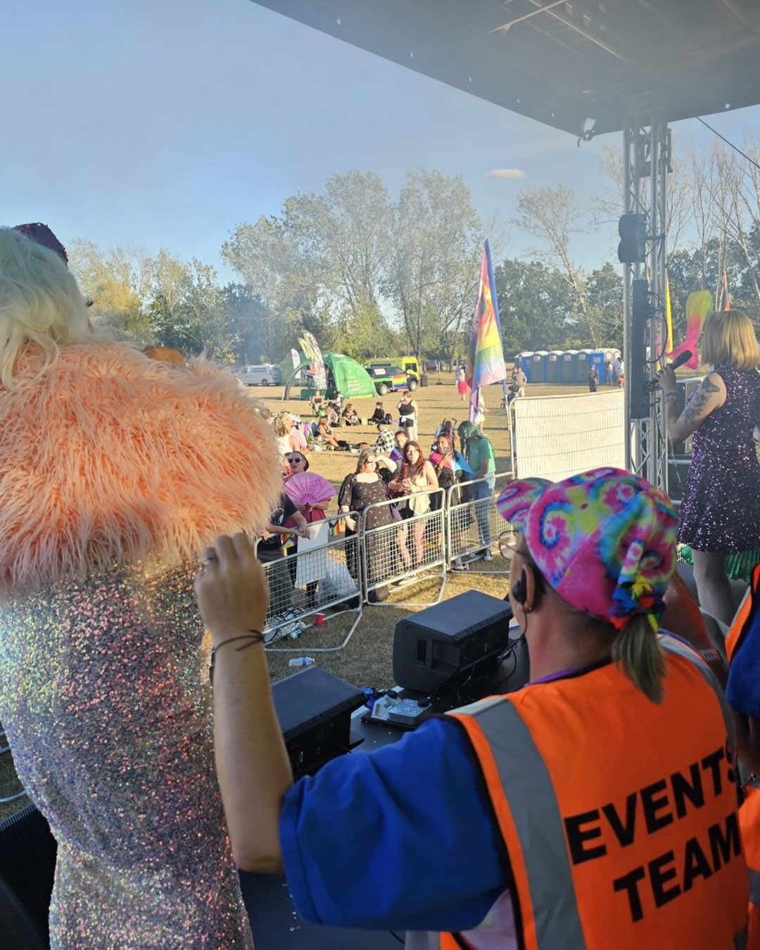 Big thank you to all the volunteers and Pride Committee at the close of Basildon Pride yesterday evening….one big happy family ♥️🏳️🌈